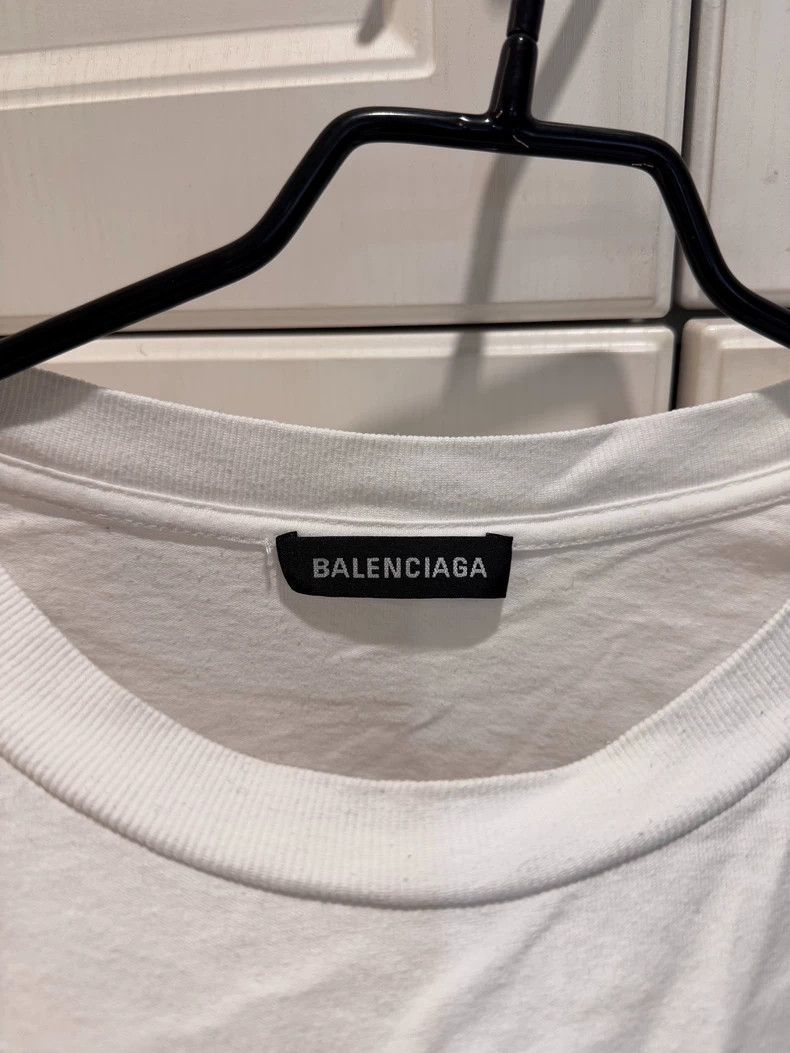 Balenciaga Balenciaga Cursive Short Sleeve 2501-Nextarrow Size US XS / EU 42 / 0 - 3 Thumbnail