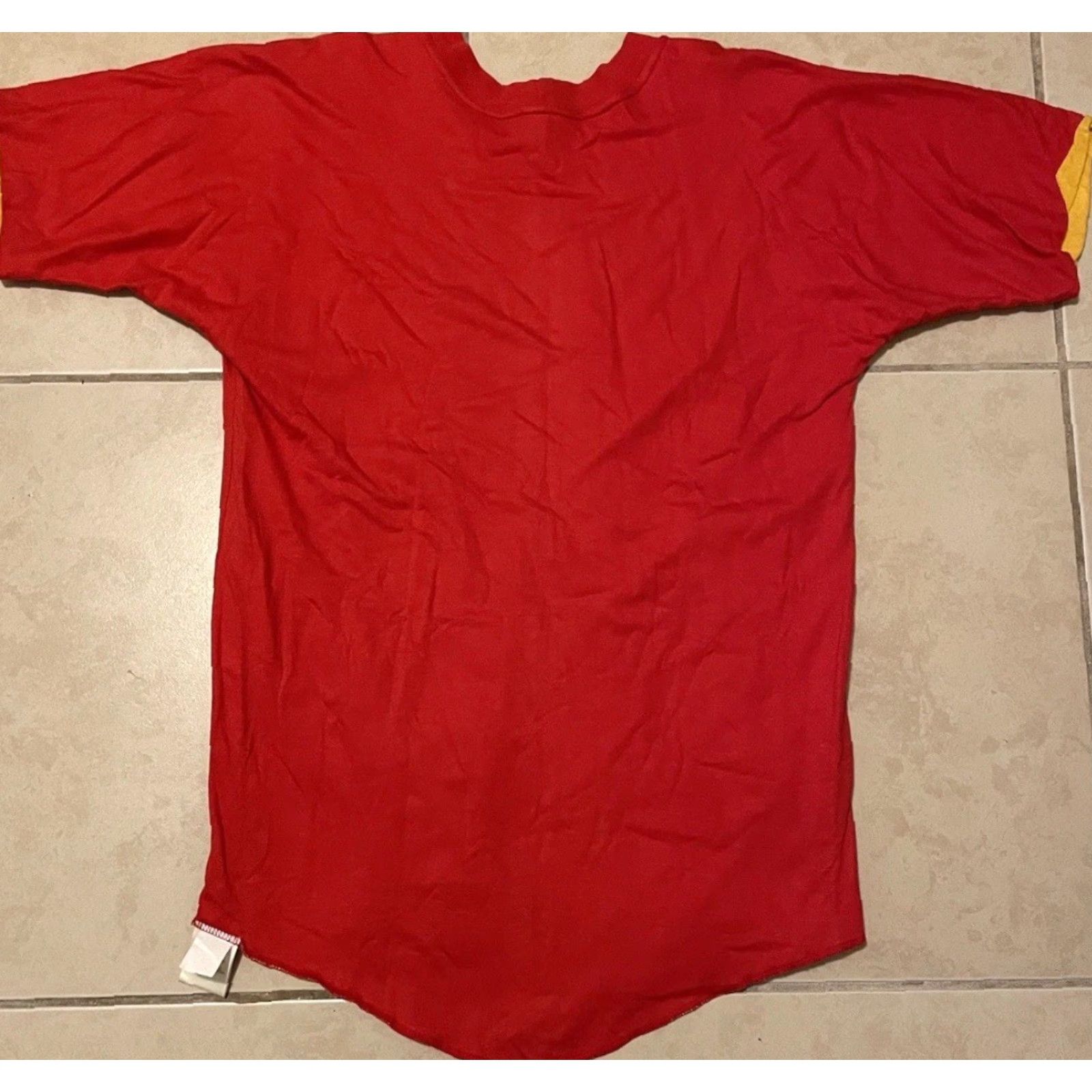Vintage VINTAGE USMC PE Jersey Shirt L USA Marines Military College Shirt Mens Yellow 80s 60s 90s College Navy Marine Size US L / EU 52-54 / 3 - 5 Thumbnail
