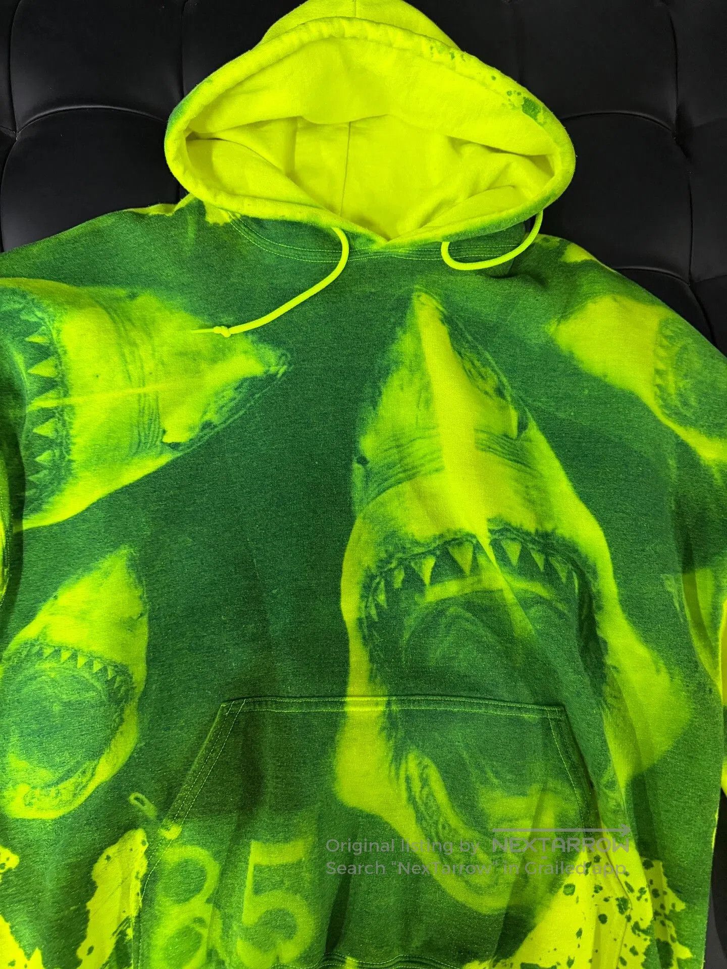Other 85NYC Shark Graffiti Hoodie. Size US M / EU 48-50 / 2 - 3 Thumbnail