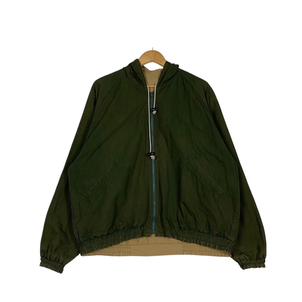 Japanese Brand GUY Division by Hiraoka Reversible Hoodie Jacket #1082-C49 Size US L / EU 52-54 / 3 - 17 Thumbnail