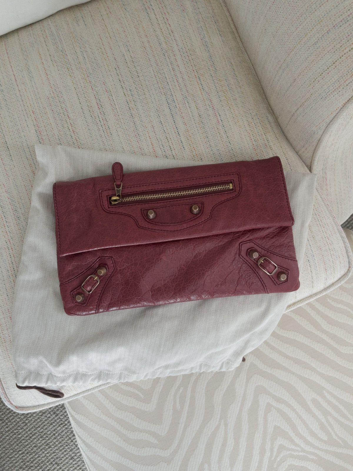 Balenciaga Balenciaga Envelop Leather Bag Size ONE SIZE - 1 Thumbnail
