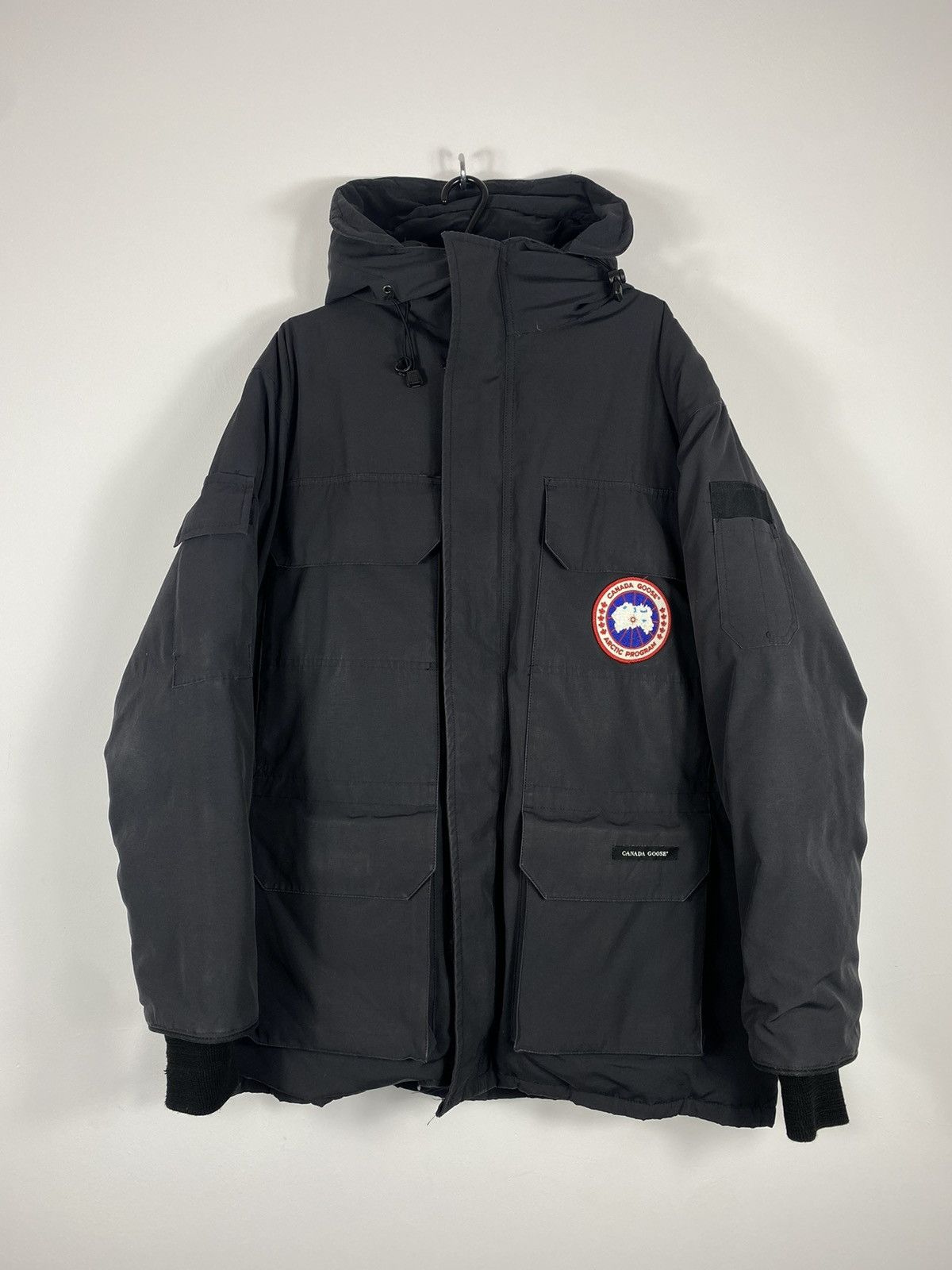 image of Canada Goose Expedition Down Jacket in Navy, Men's (Size XL)