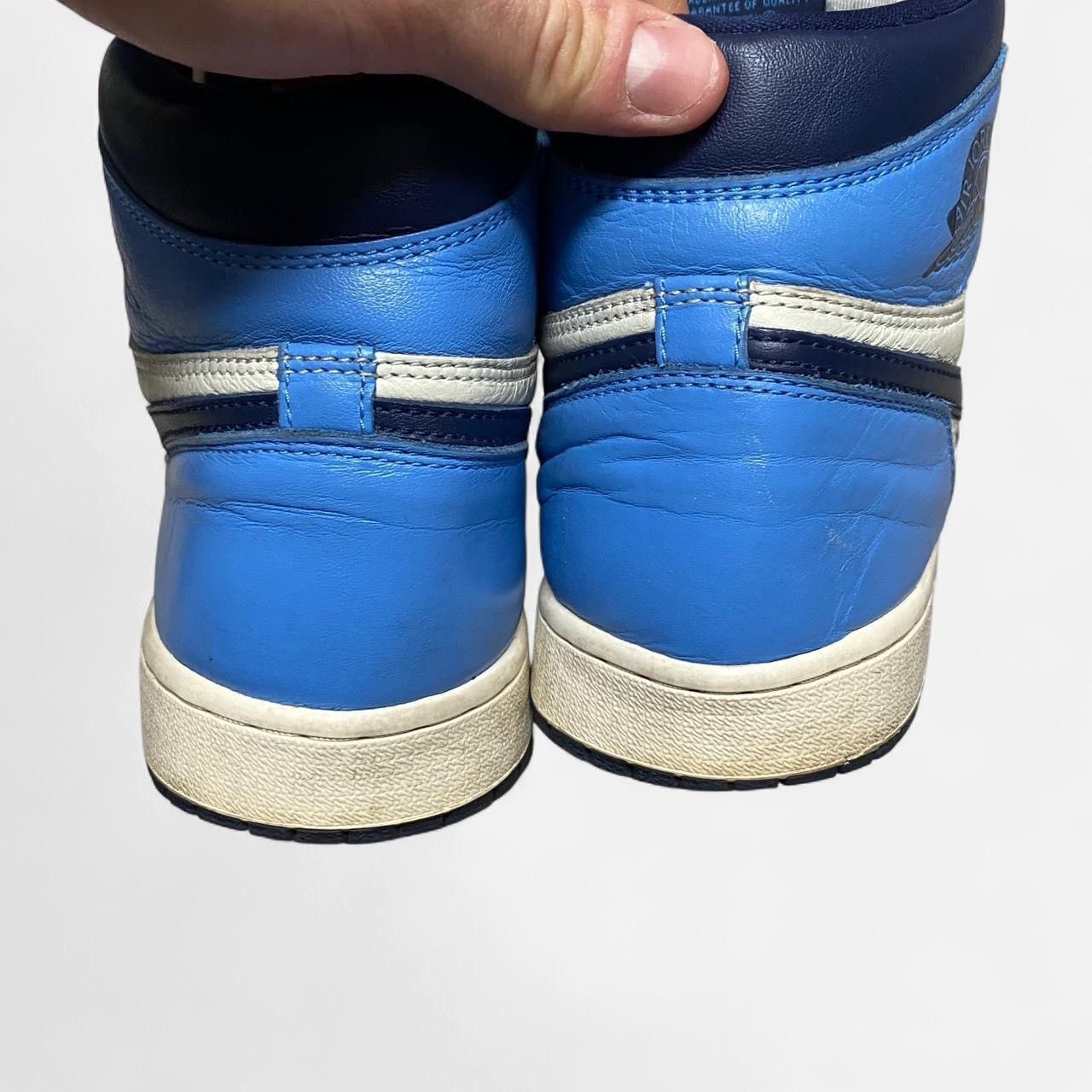 Nike Air Jordan 1 retro high OG university blue sneakers Size US 10 / EU 43 - 7 Thumbnail