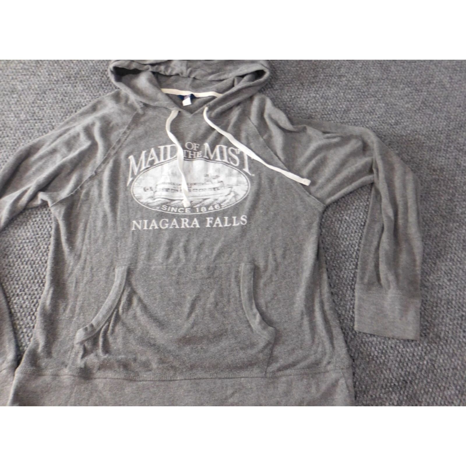 Vintage MV Sport Sweater Female Large Gray Dolman Sleeve Crew Neck Pullover Casual Knit Cotton Camouflage Sports Fall Size L / US 10 / IT 46 - 3 Thumbnail