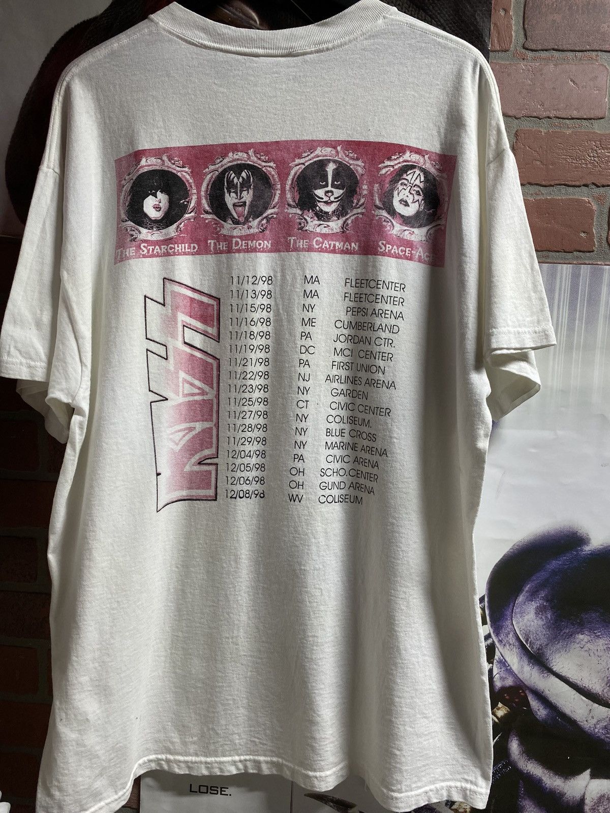Band Tees Vintage 90’s Kiss Band Tee Shirt Men’s XLarge Size US XL / EU 56 / 4 - 2 Thumbnail