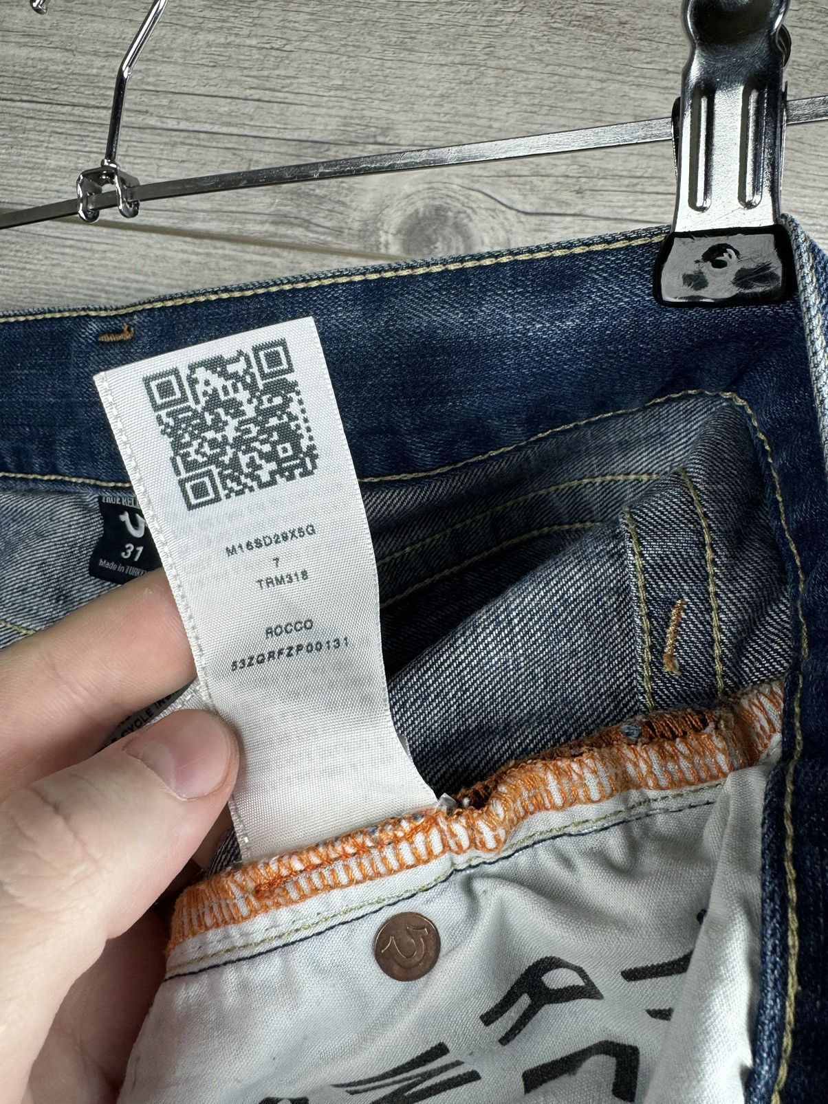True Religion True Religion Jeans Japanese Big Logo Size 31 Size US 31 - 8 Thumbnail