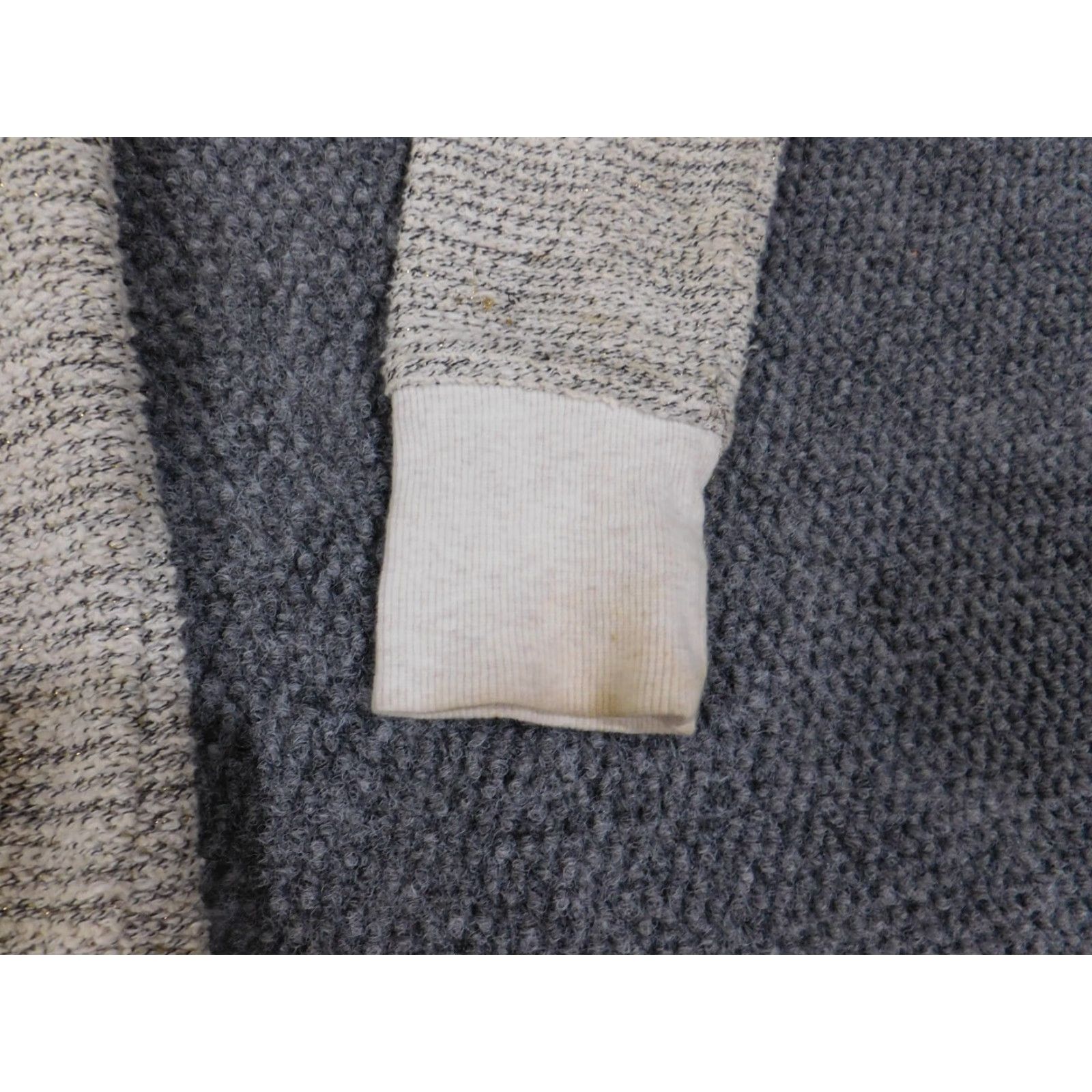 Lucky Brand Lucky Brand Jacket Womens XS Beige Zip Stretch Geometric Knit Bomber Size XS / US 0-2 / IT 36-38 - 6 Thumbnail