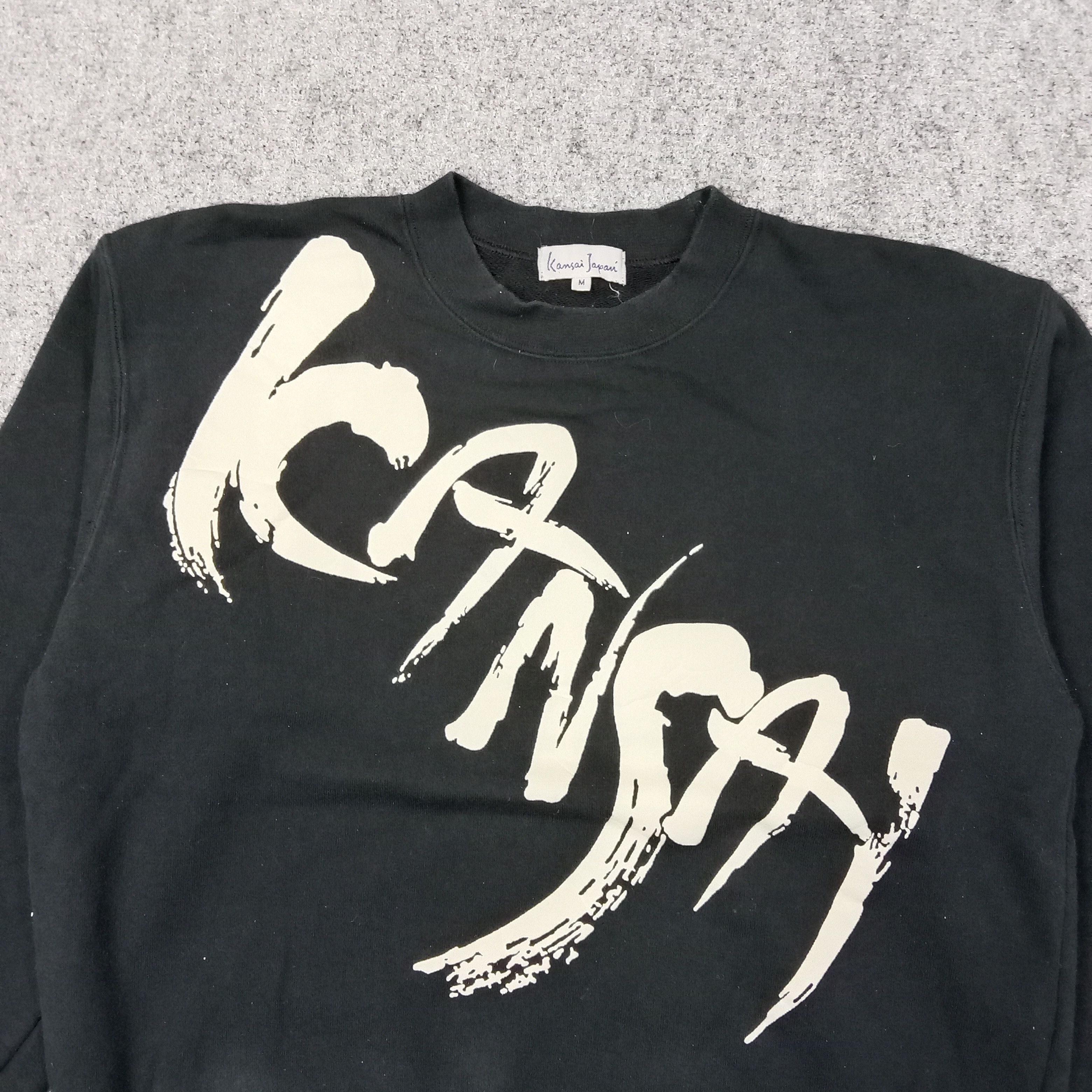 Kansai Yamamoto Kansai Japan Big Logo Spell Out Sweatshirt C243N5 Size US S / EU 44-46 / 1 - 2 Thumbnail