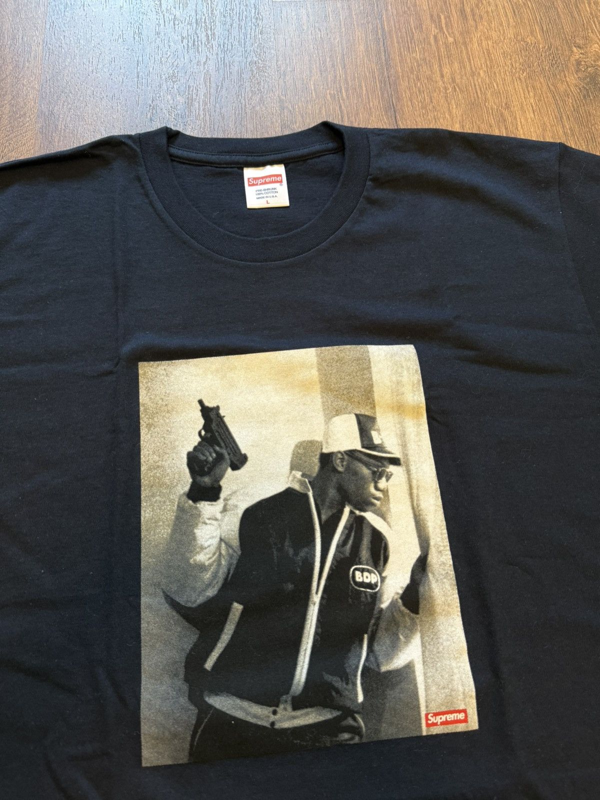Supreme Supreme Krs One Tee Navy Size US L / EU 52-54 / 3 - 2 Thumbnail