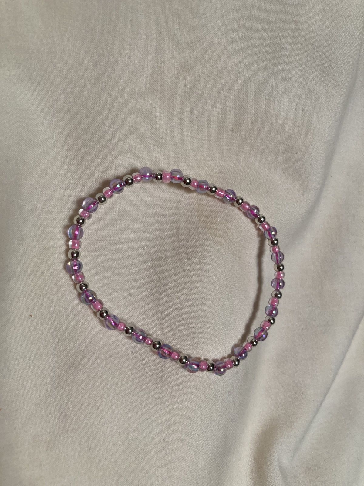Other Purple bubble and pink beaded bracelet Size ONE SIZE - 1 Preview
