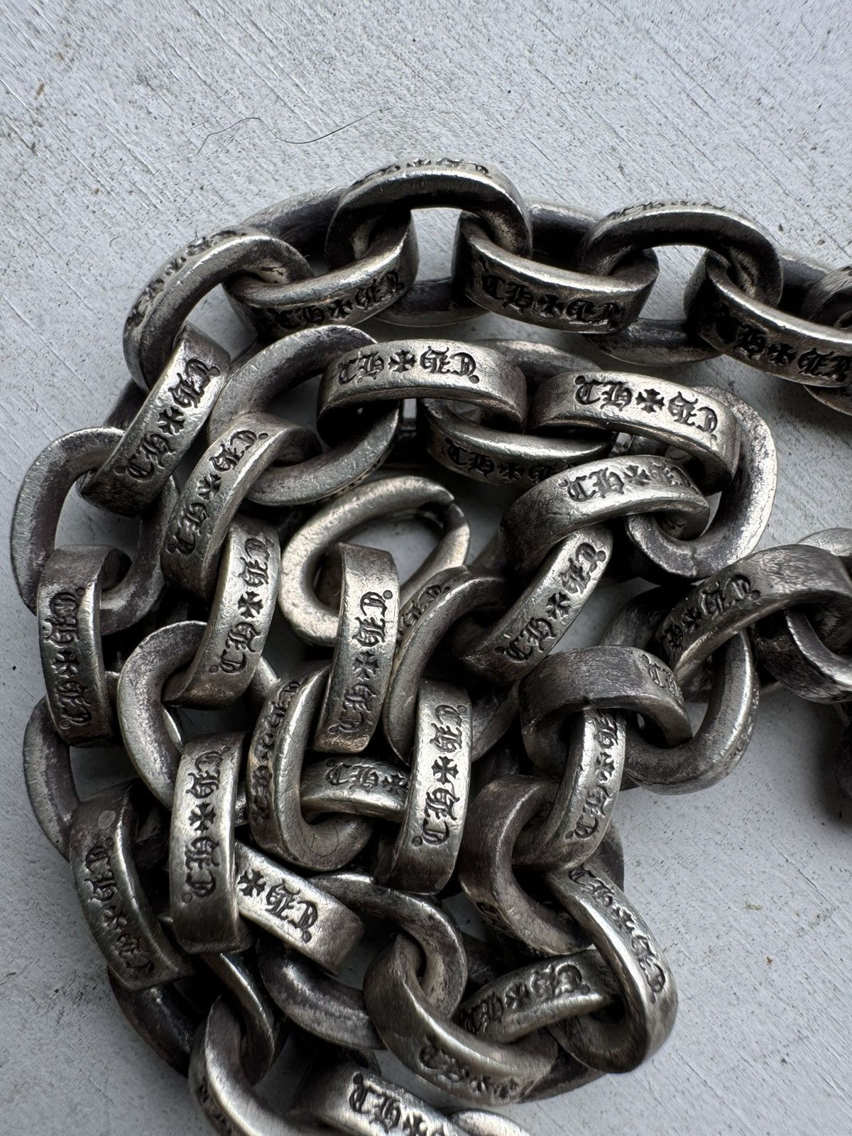Chrome Hearts Large Paper Chain Necklace 20’’