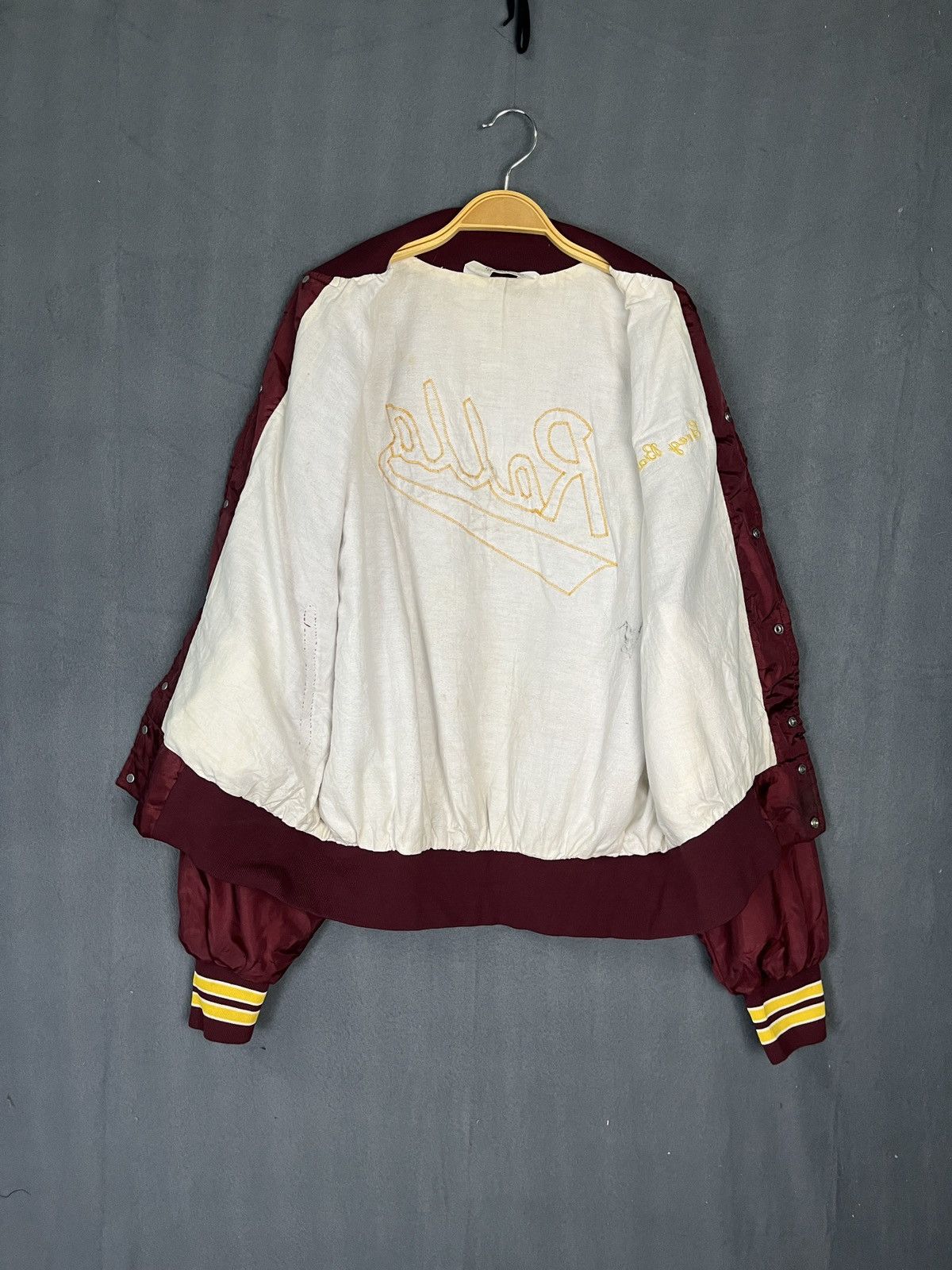 Vintage Vintage 80s West Wind Nylon Varsity Jacket Made in USA Size US L / EU 52-54 / 3 - 5 Thumbnail