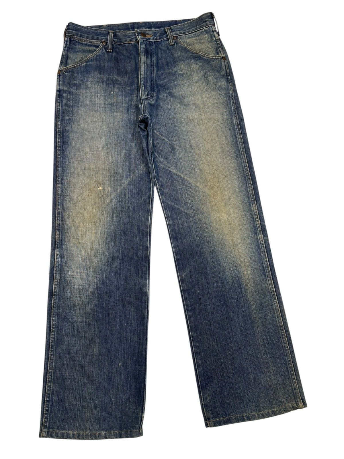 If Six Was Nine VINTAGE WRANGLER BAGGY JEANS MUD WASH LOOSE DENIM Size US 34 / EU 50 - 3 Thumbnail