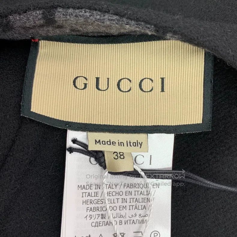 Gucci Gucci Black logo jacquard full print wool lapel single-bre Size XS / US 0-2 / IT 36-38 - 6 Thumbnail