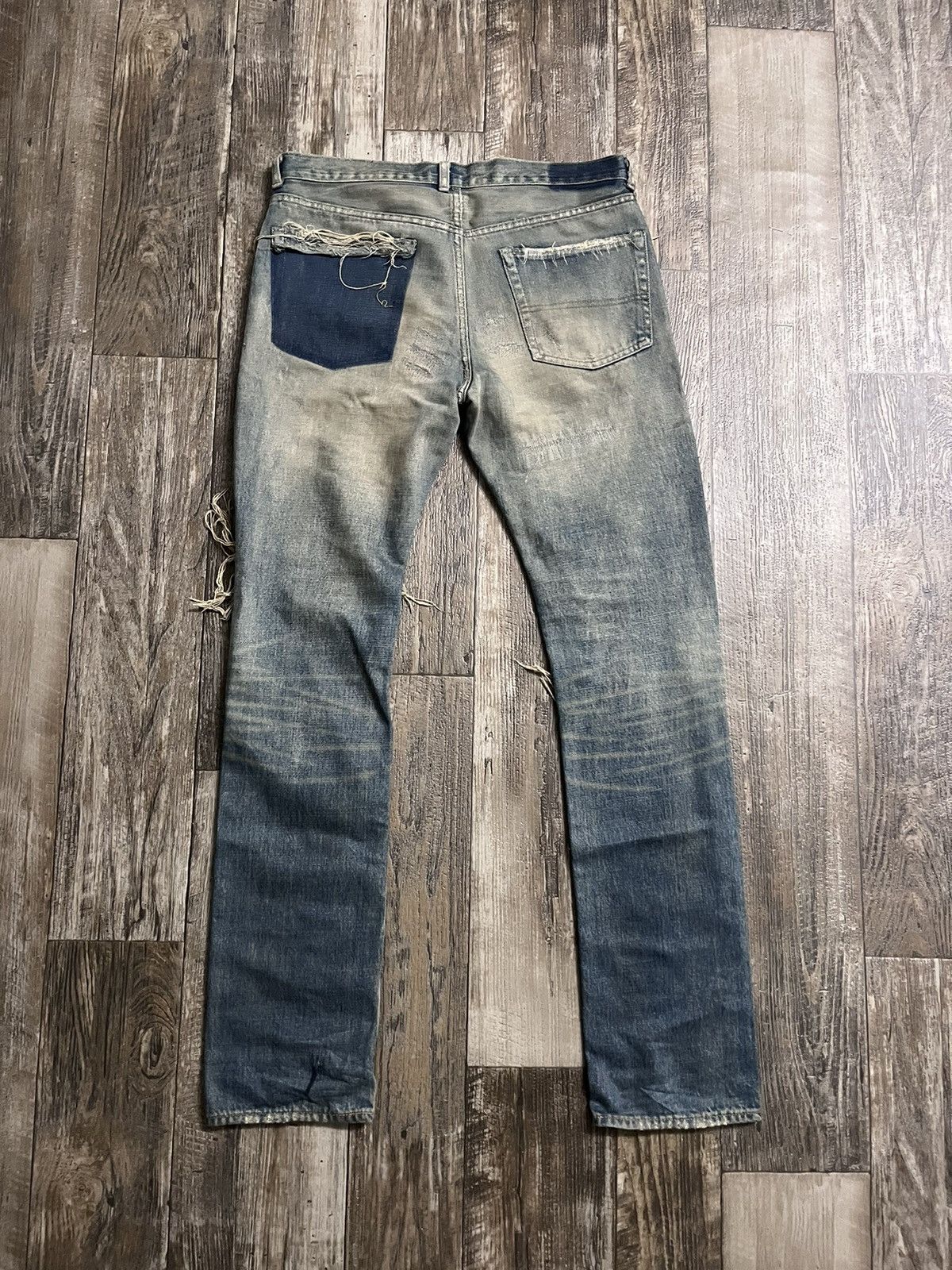 Jun Takahashi × Undercover Undercover 68 Red Yarn Denim Size US 32 / EU 48 - 5 Thumbnail