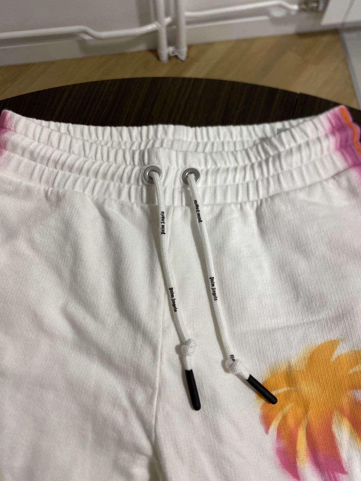 Palm Angels Palm Angels Sprayed Palm Cotton Sweatpants Size US 33 - 3 Thumbnail