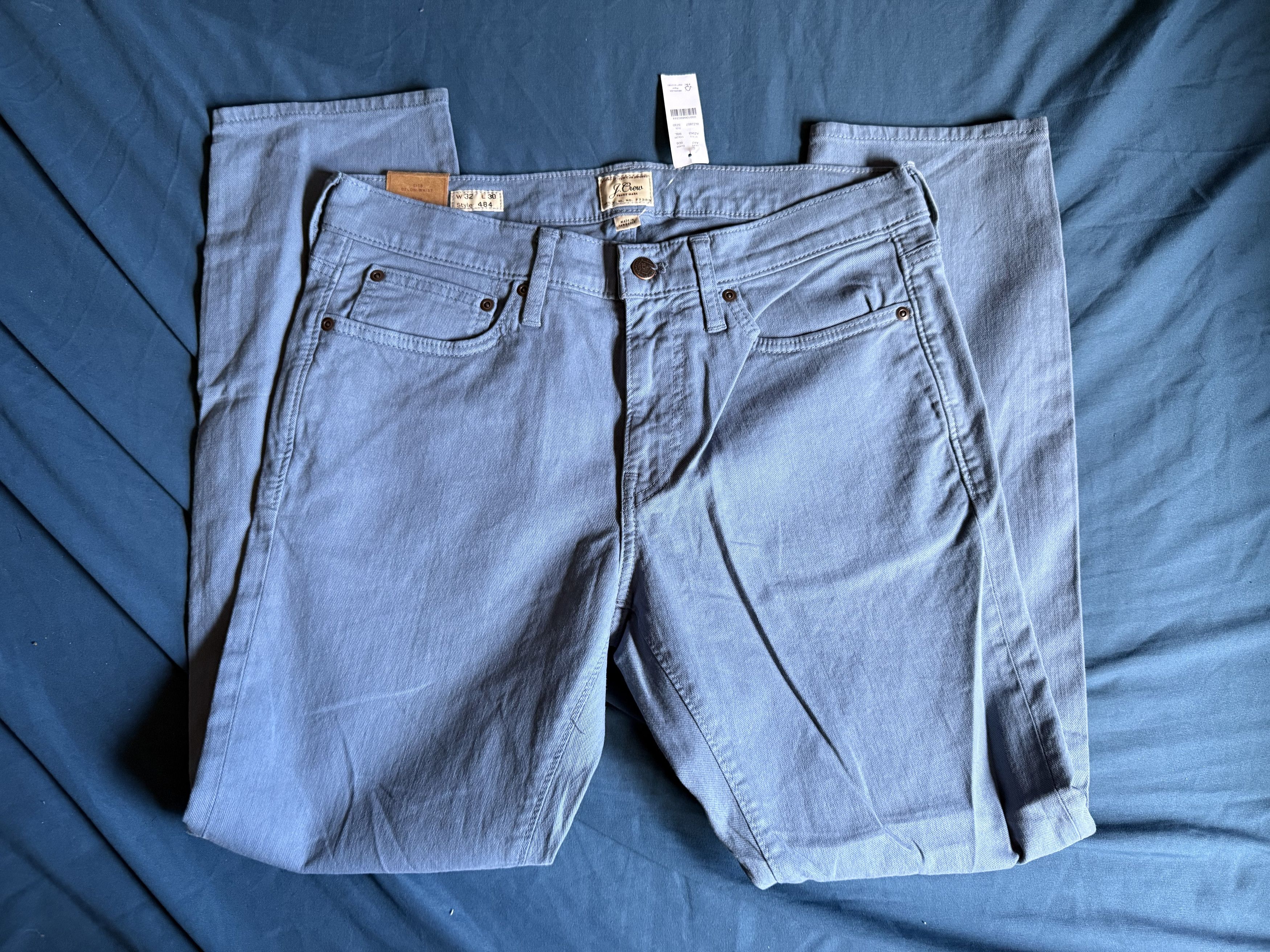 J.Crew J. Crew 484 Slim Fit Garment Dyed Pant 32x30 $118 Size US 32 / EU 48 - 2 Thumbnail