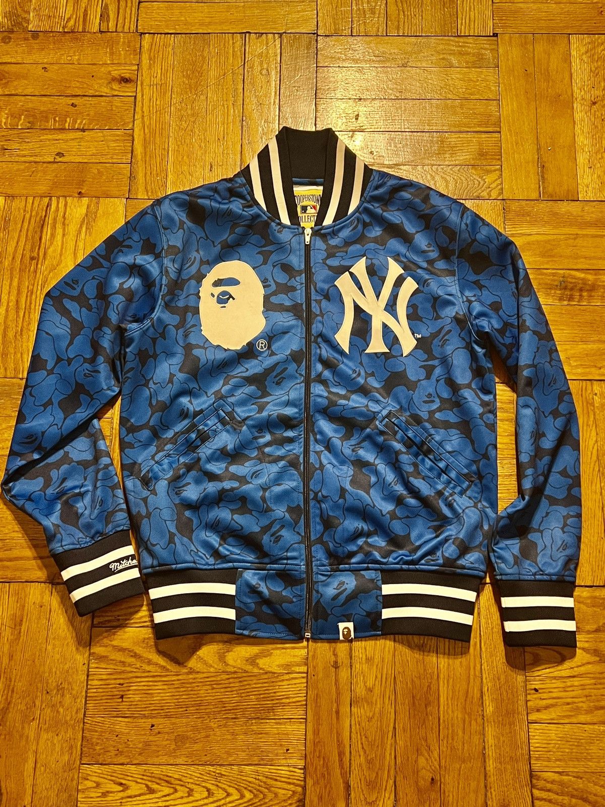 Bape × Mitchell & Ness Bape x Mitchell & Ness Mets BP Jacket