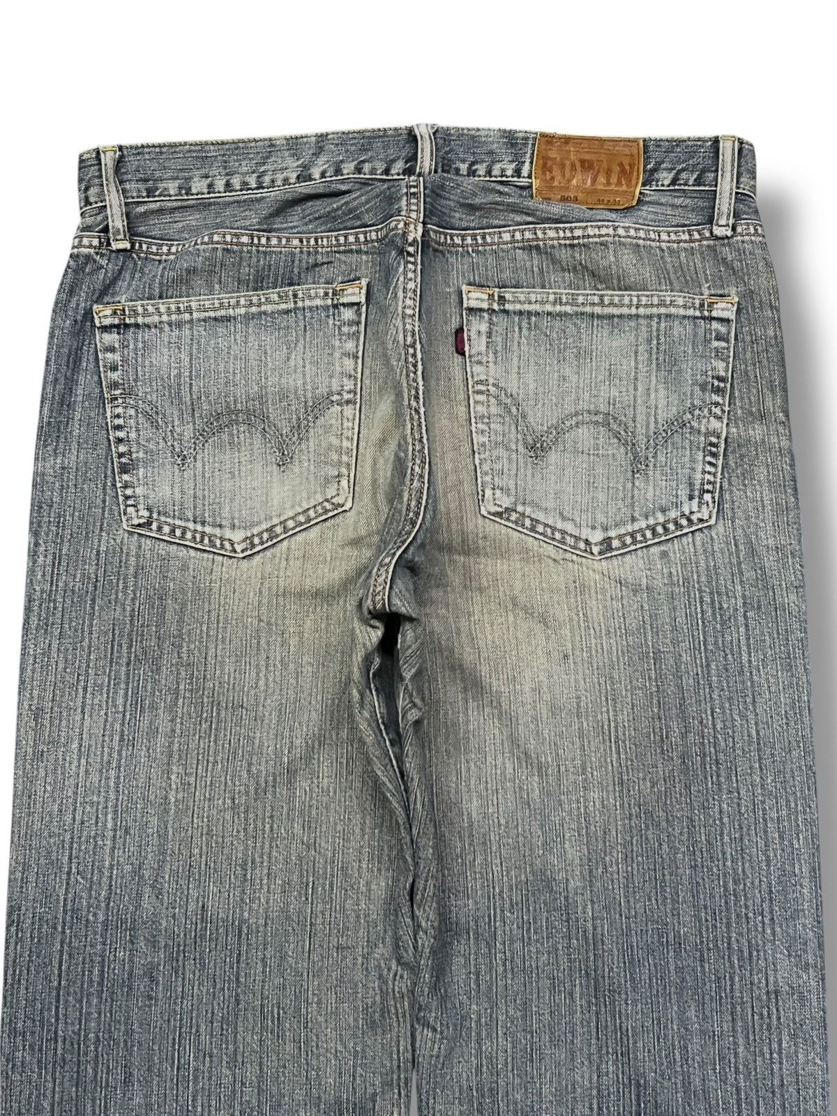 Edwin Vintage Edwin 503 Japan Denim Jeans | Relaxed Straight | W35 Size US 35 - 5 Thumbnail