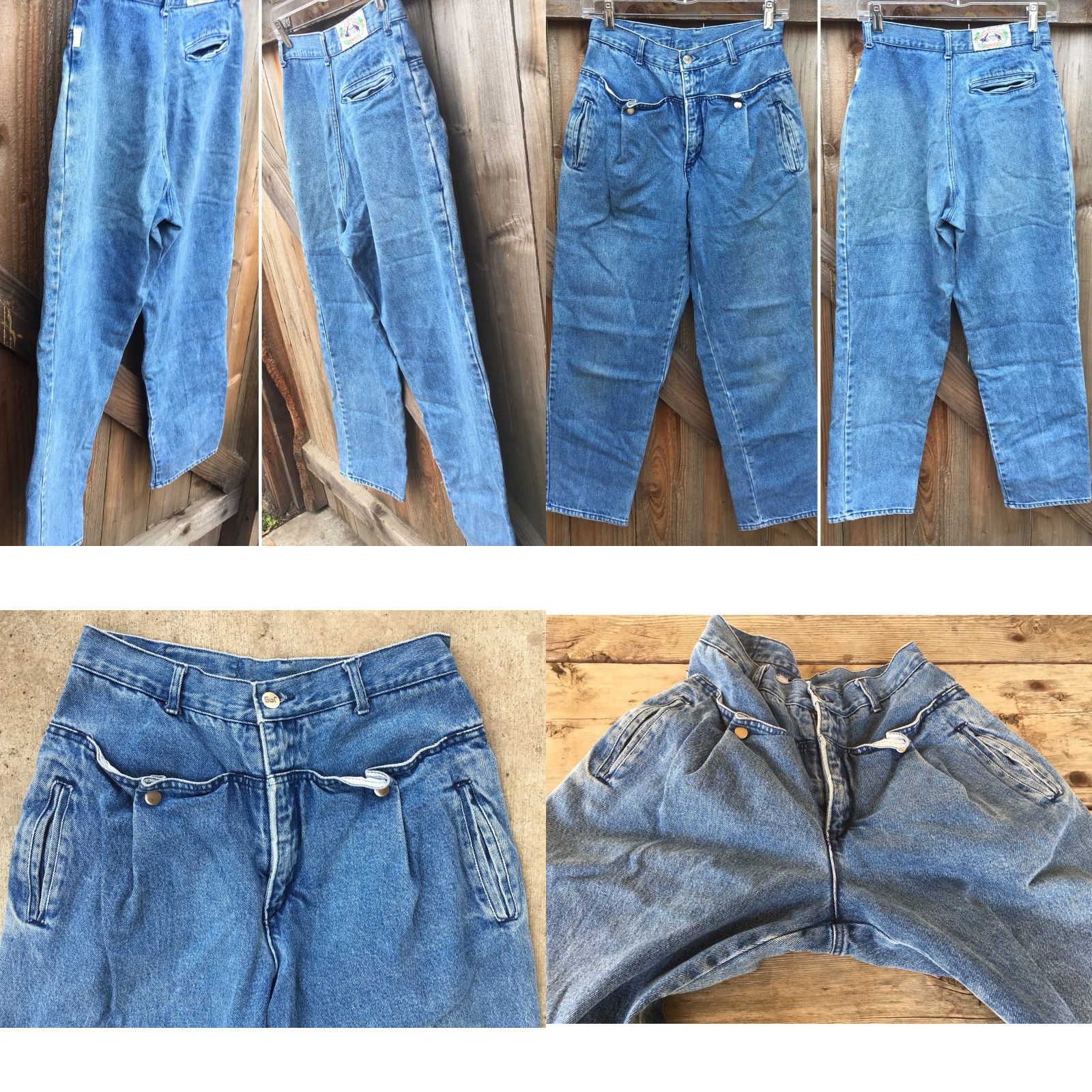 Vintage VINTAGE Jag Jeans High Waist 80s 1980s Tapered Leg 27” Waist Mom Jeans Blue Denim Hip Hop Mens (or Womens? gender not specified) Size 27" / US 4 / IT 40 - 8 Thumbnail