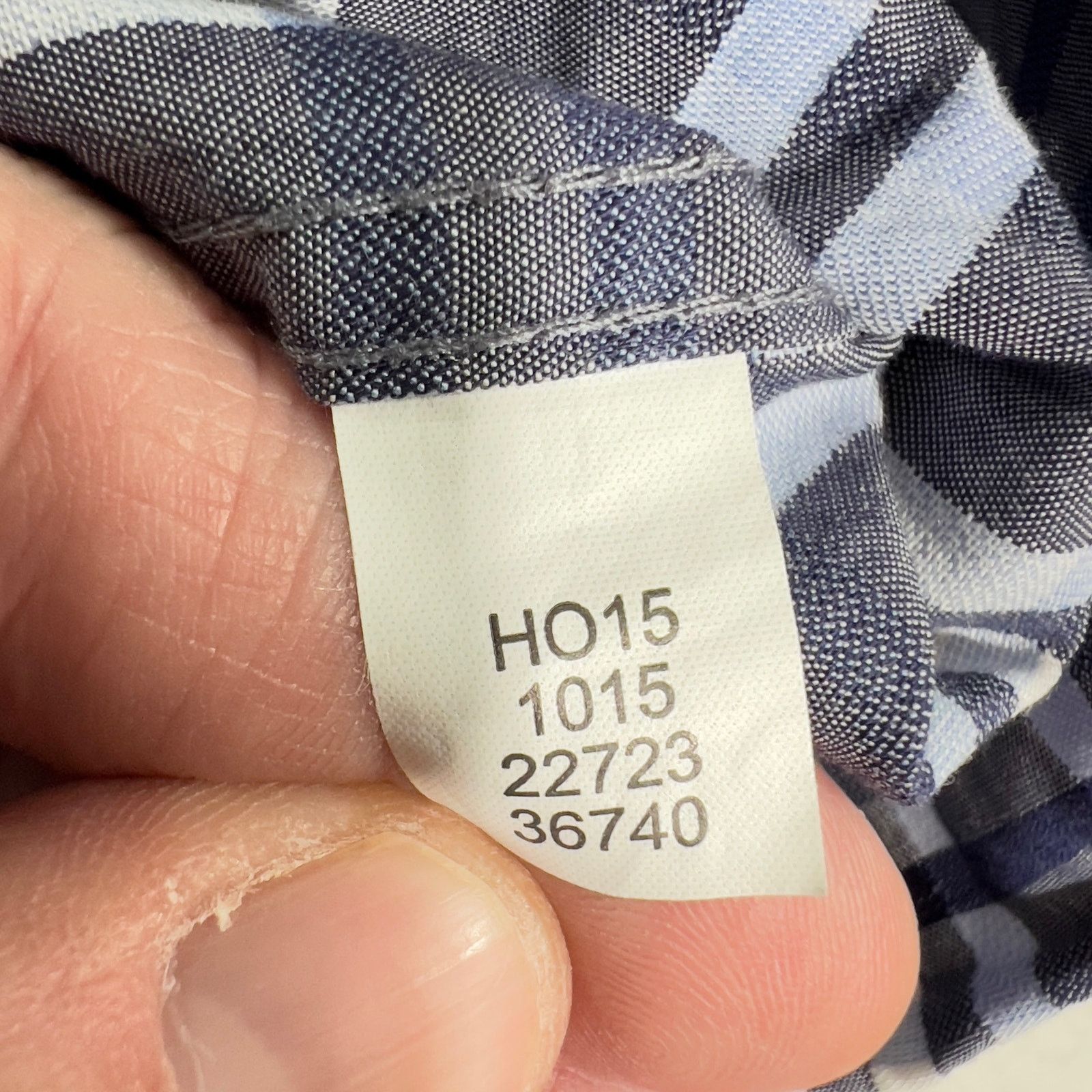Tasso Elba Tasso Elba Button Shirt Mens Large 16-16.5 Blues White Check Size US M / EU 48-50 / 2 - 6 Thumbnail