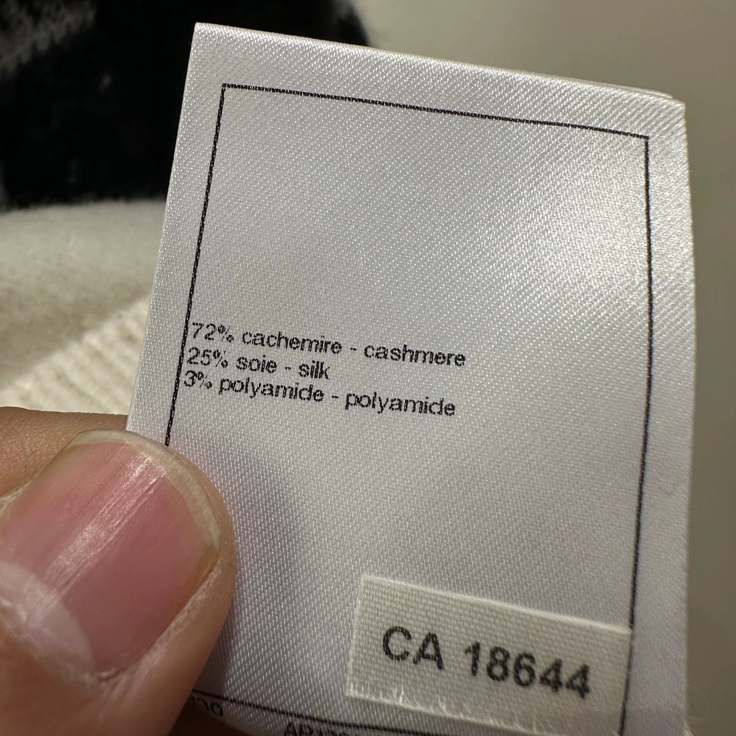 Chanel Chanel black white star logo cashmere sweater 36 Size XS / US 0-2 / IT 36-38 - 6 Thumbnail