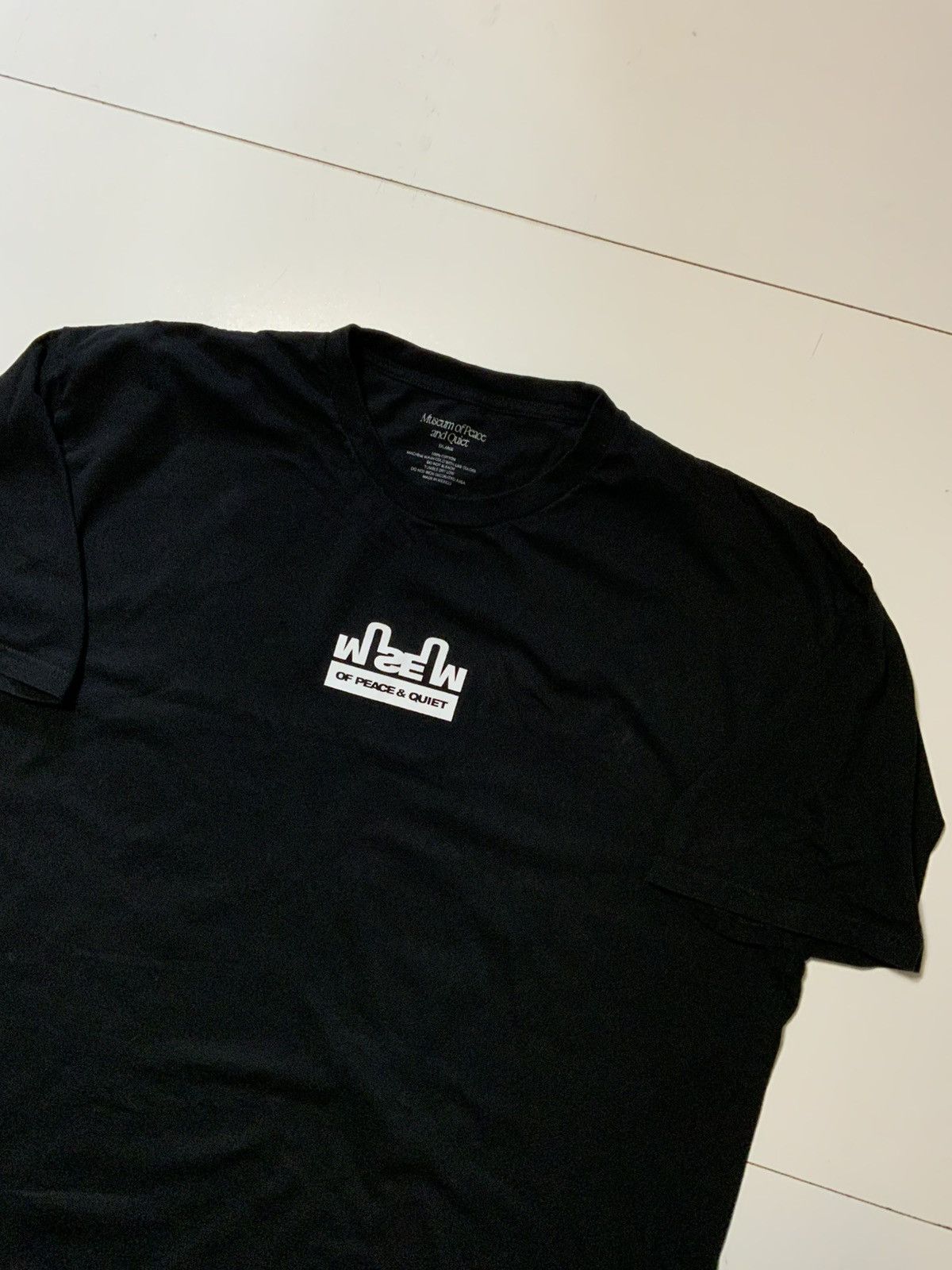 Museum of Peace & Quiet Museum Of Peace & Quiet Black Graphic Crewneck S/S T-Shirt Size US XXL / EU 58 / 5 - 4 Thumbnail