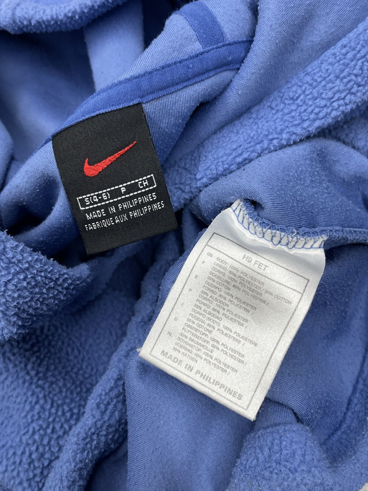 Nike Women Nike Fleece Hoodie Center Logo Blue Teddy ACG TECH Size S / US 4 / IT 40 - 10 Thumbnail