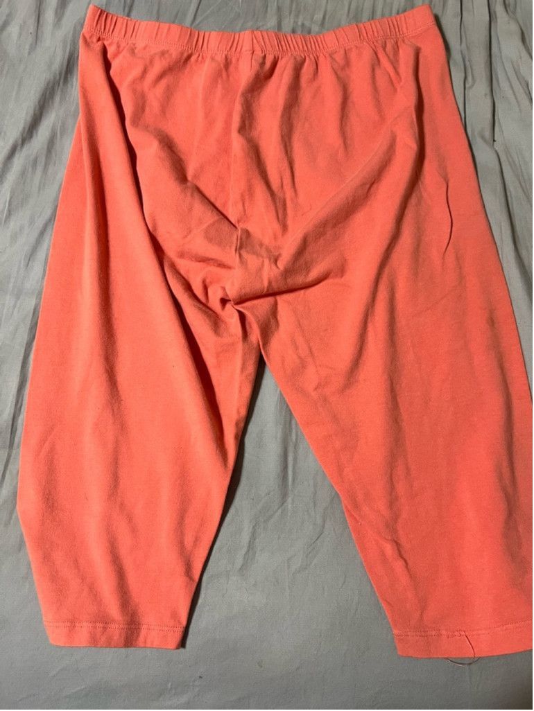 Other Women's Zenana Capri Leggings Size 1X Orange Size 38" / US 16 / IT 52 - 2 Thumbnail