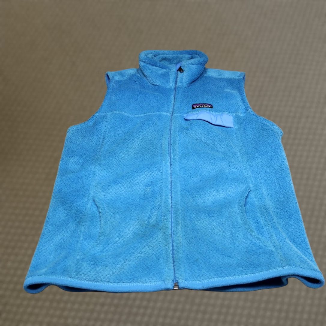 Patagonia Patagonia Re-Tool Vest Women M Blue Polartec Fleece Full Zip Outdoor Hiking Size M / US 6-8 / IT 42-44 - 1 Thumbnail