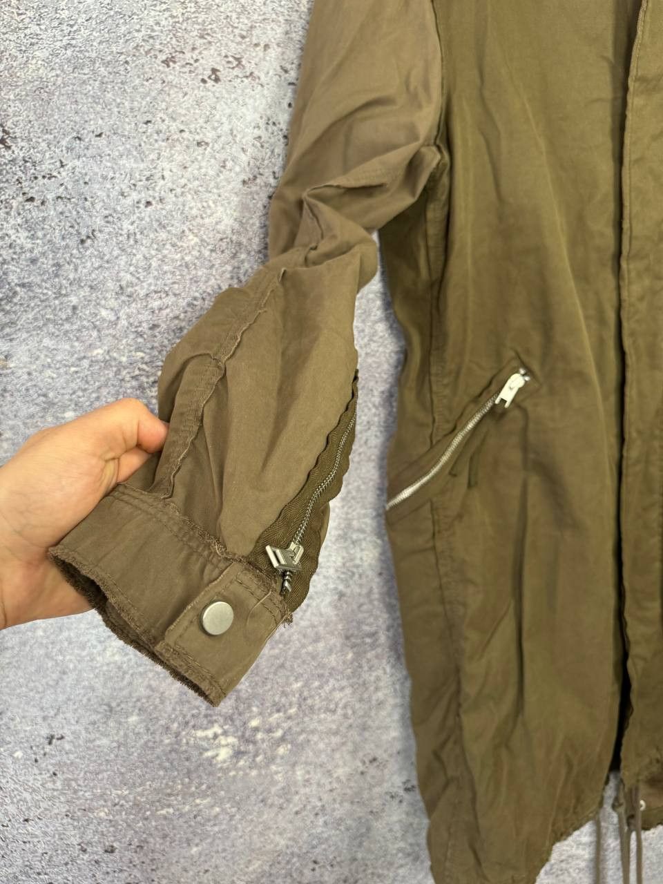 Allsaints AllSaints Green Utility Logan Jacket/Parka Japanese Cloth M Size US M / EU 48-50 / 2 - 7 Thumbnail
