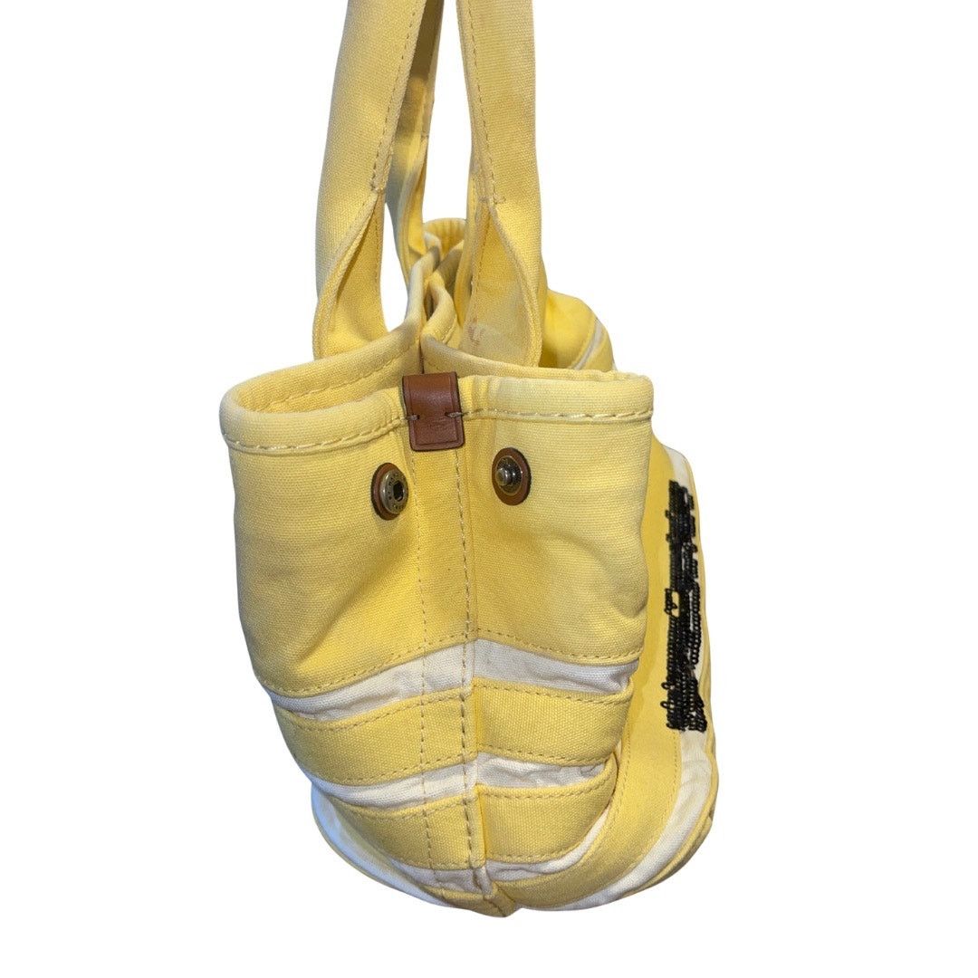 Marc Jacobs St. Tropez Canvas Handbag Tote Sequin Flaw Spring Summer Size ONE SIZE - 5 Thumbnail