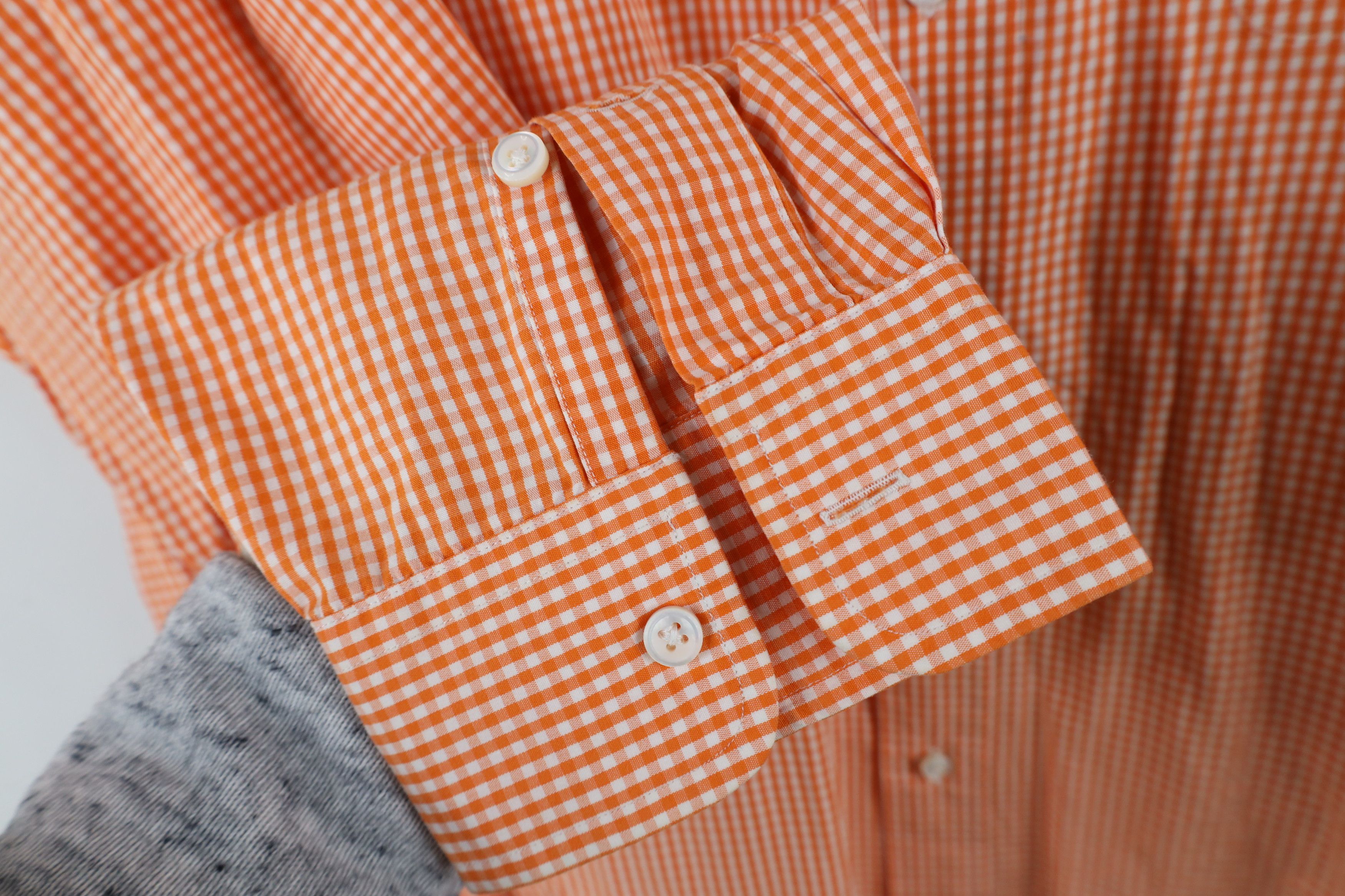 Ralph Lauren × Vintage Vintage 90s Ralph Lauren Cotton Gingham Plaid Button Shirt Size US XL / EU 56 / 4 - 7 Thumbnail