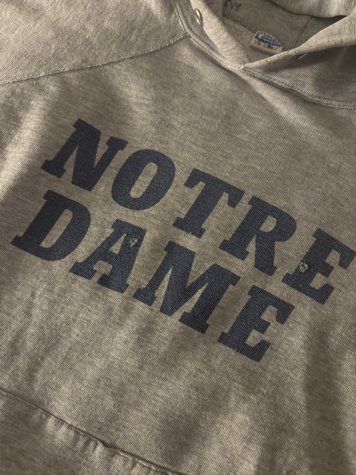 Champion Vintage Champion Notre Dame Hooide Size US XL / EU 56 / 4 - 3 Thumbnail