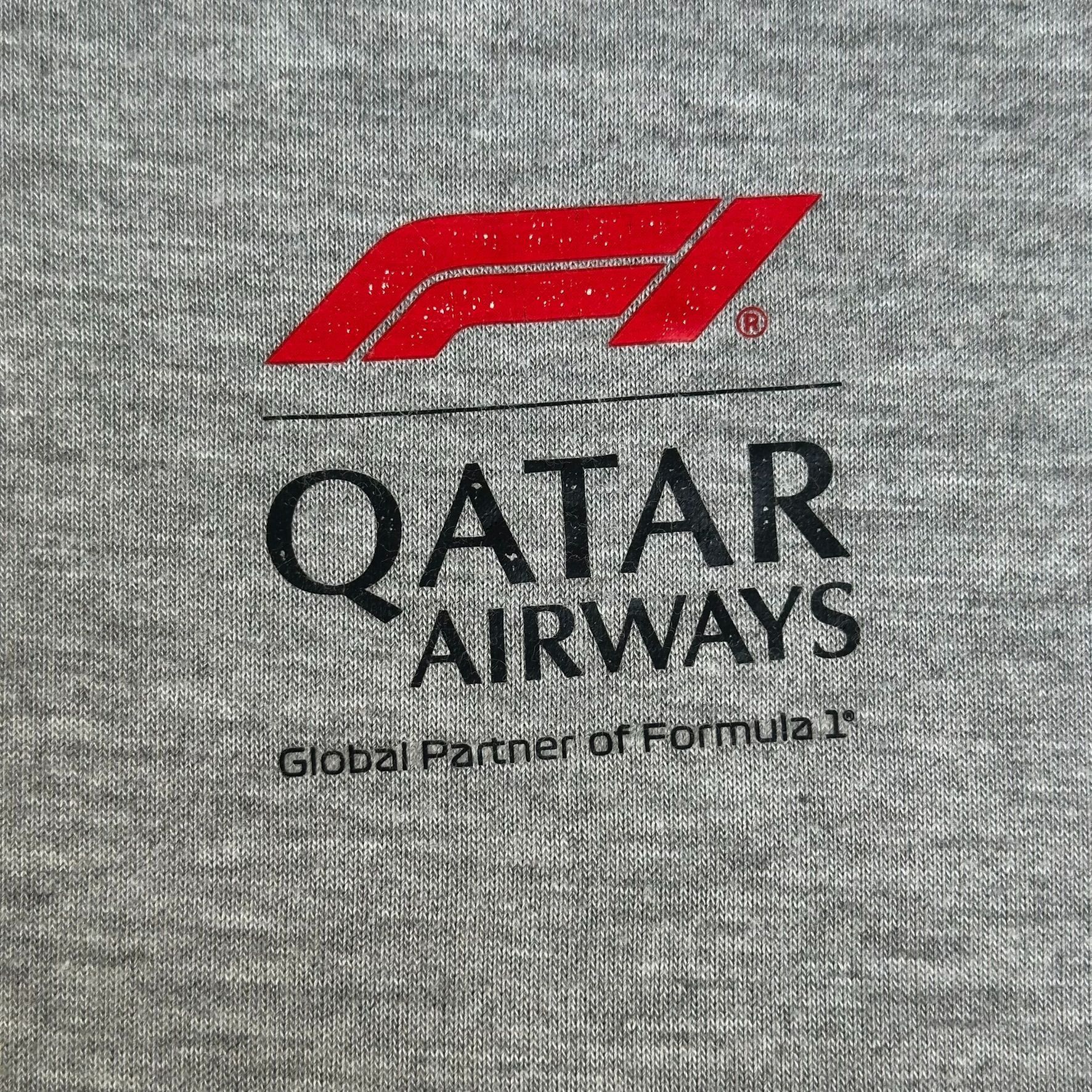 Formula 1 F1 Formula 1 Qatar Airways Henley T-Shirt Long Sleeve Gray X Size US XL / EU 56 / 4 - 3 Thumbnail