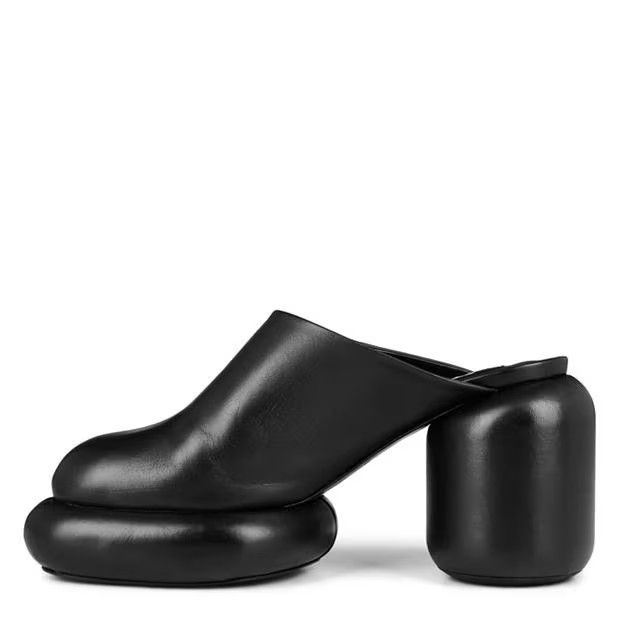 Jil Sander o1g2r1mq1024 Mules in Black Size US 9 / IT 39 - 2 Thumbnail