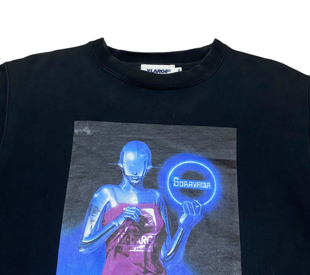 If Six Was Nine × X-LARGE Very Rare Design Brand X-Large Sorayama Sweatshirt 2000s Size US M / EU 48-50 / 2 - 3 Thumbnail