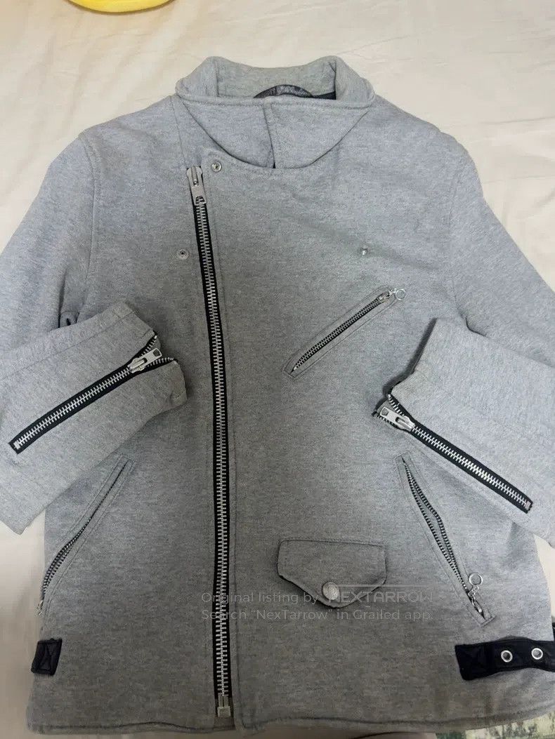 Schott Schott NYC 6 Heavy Lapel Cable-Stayed Leather Jacket Size US XXS / EU 40 - 4 Thumbnail