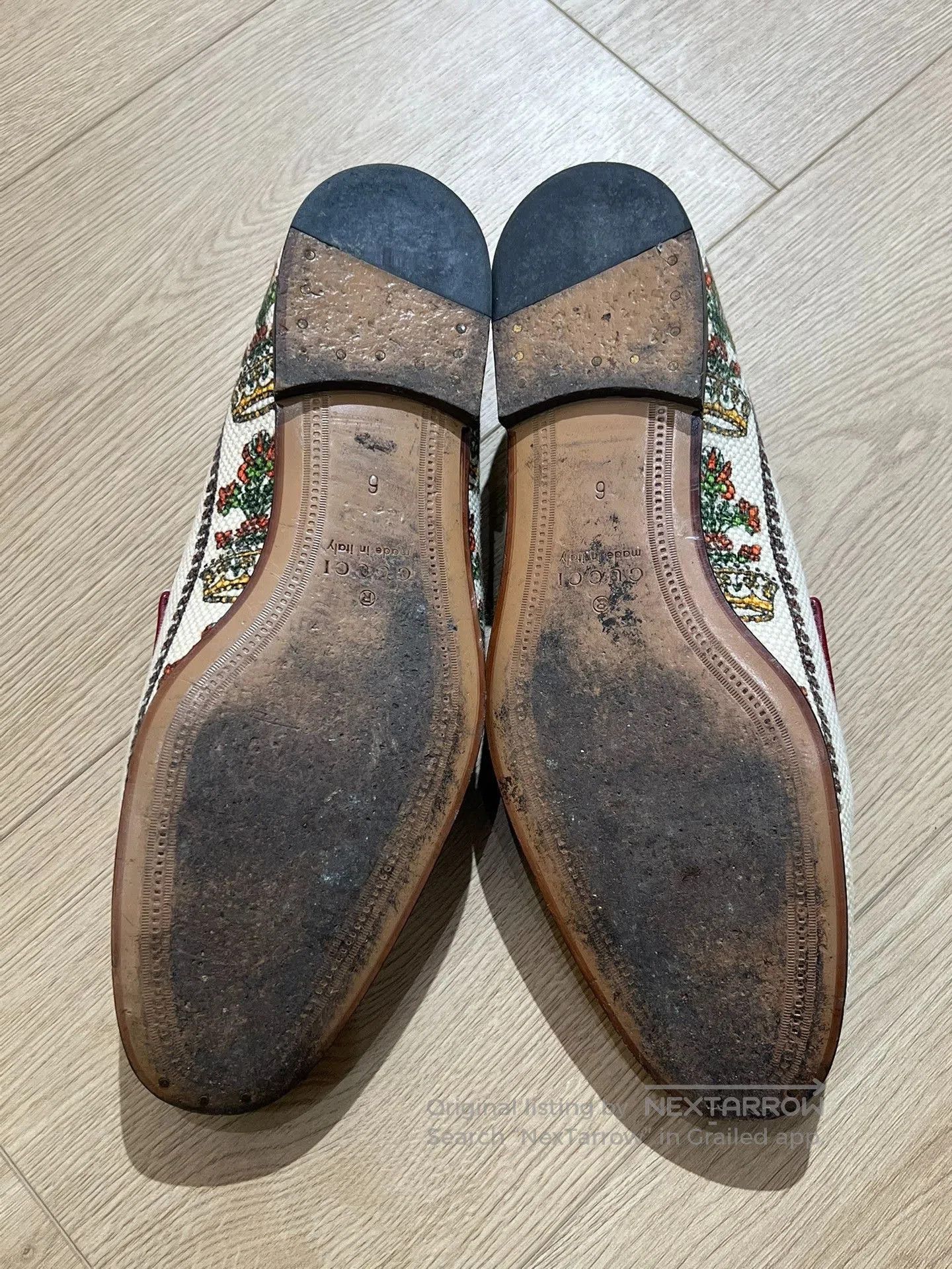 Gucci Gucci Baroque Logo Loafers. Size US 7 / EU 40 - 6 Thumbnail