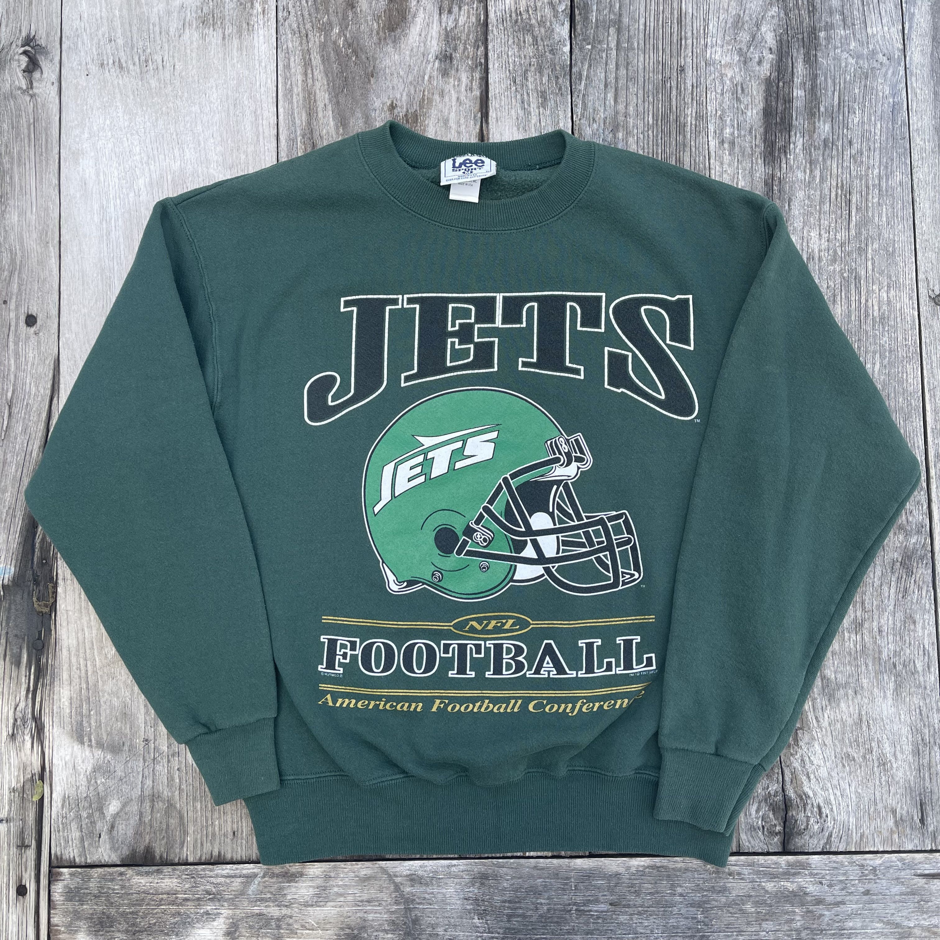 Vintage 1997 NFL New York Jets Crewneck Sweater Size US M / EU 48-50 / 2 - 1 Thumbnail