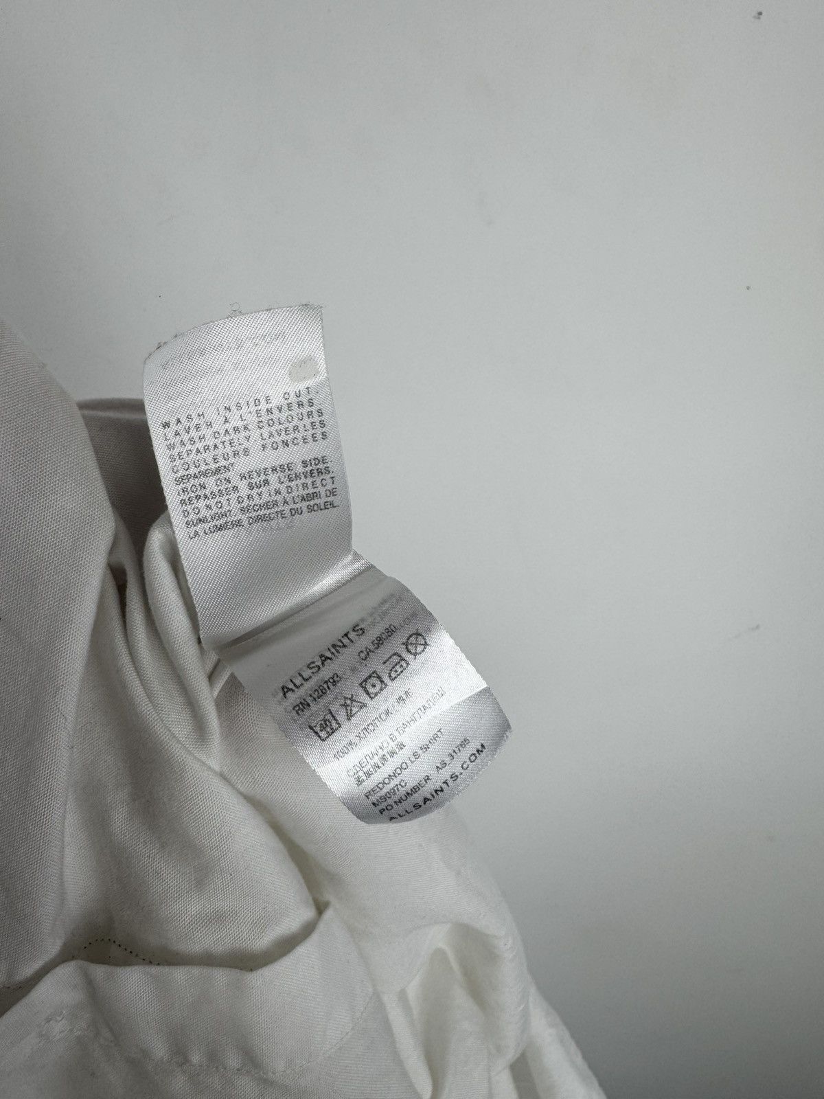 Allsaints All Saints Basic Redondo LS Long Sleeve Shirt Size US S / EU 44-46 / 1 - 4 Thumbnail