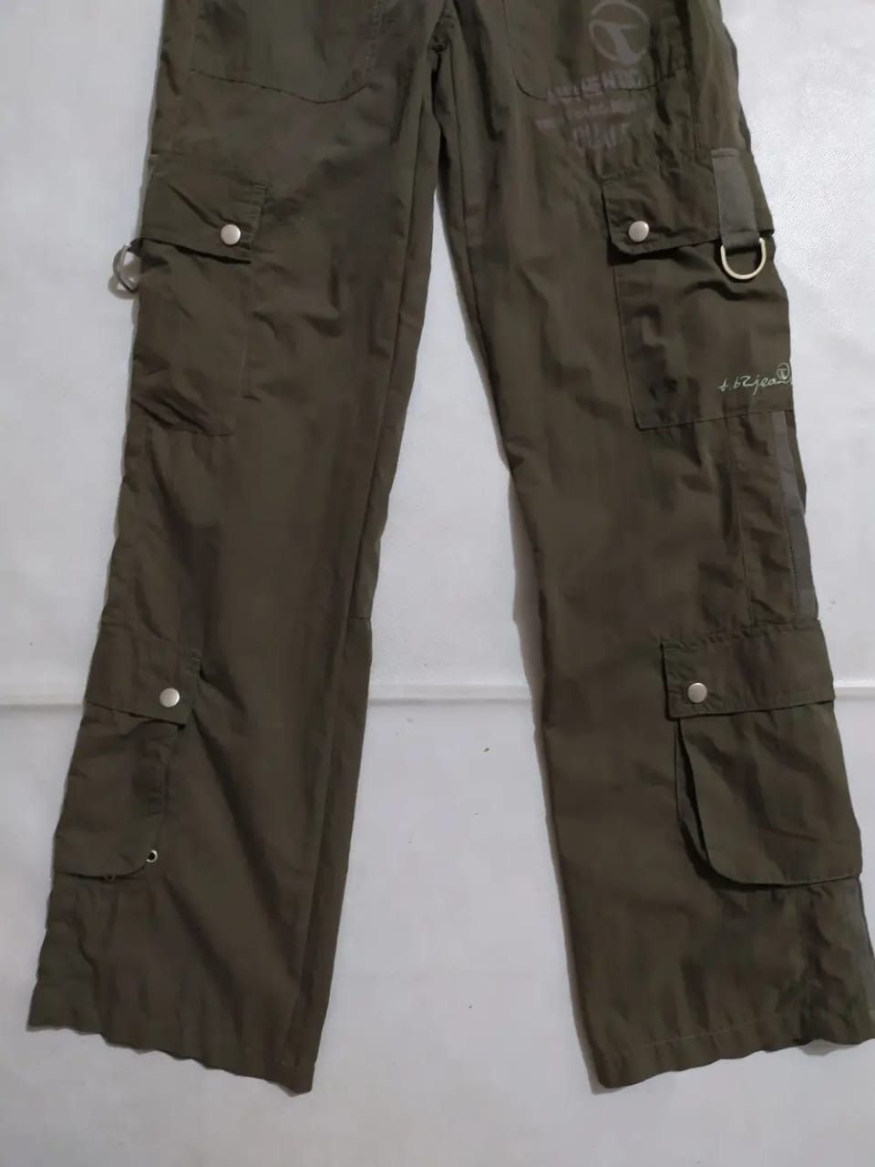 Japanese Brand TB2J Multipocket Tactical Cargo Parachute Pants Size US 29 - 4 Thumbnail