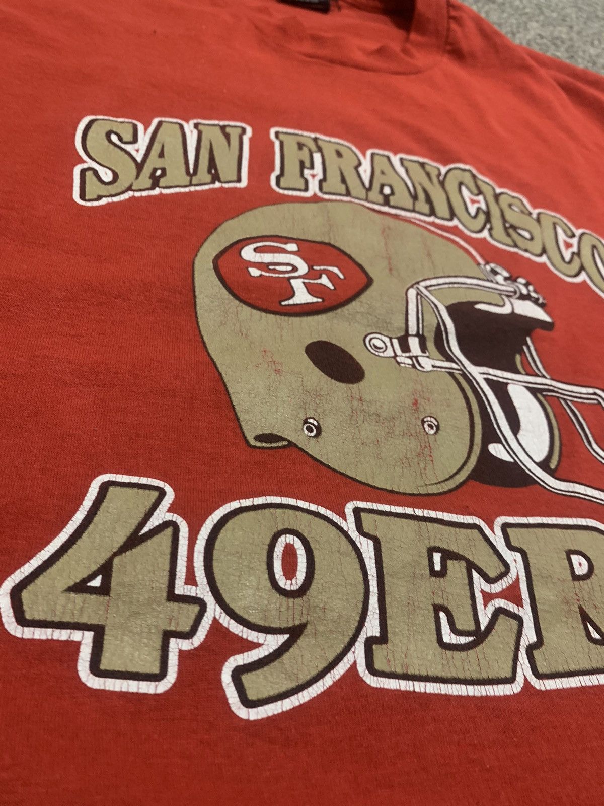 NFL Vintage San Francisco 49ers Single Stitch Printed Tshirt Size US XL / EU 56 / 4 - 2 Thumbnail