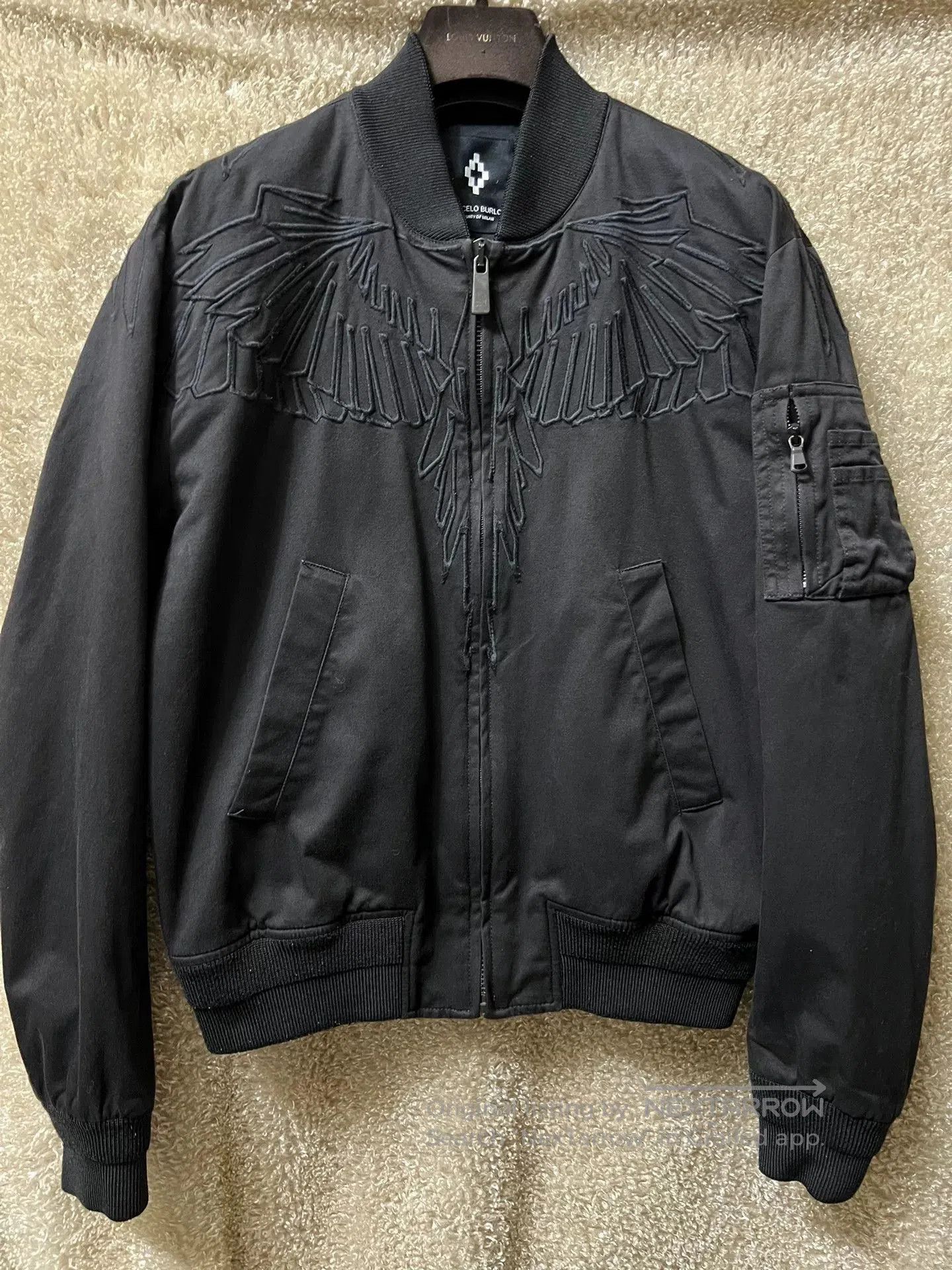 Marcelo Burlon Saint Laurent Men's MA1 Bomber Jacket.