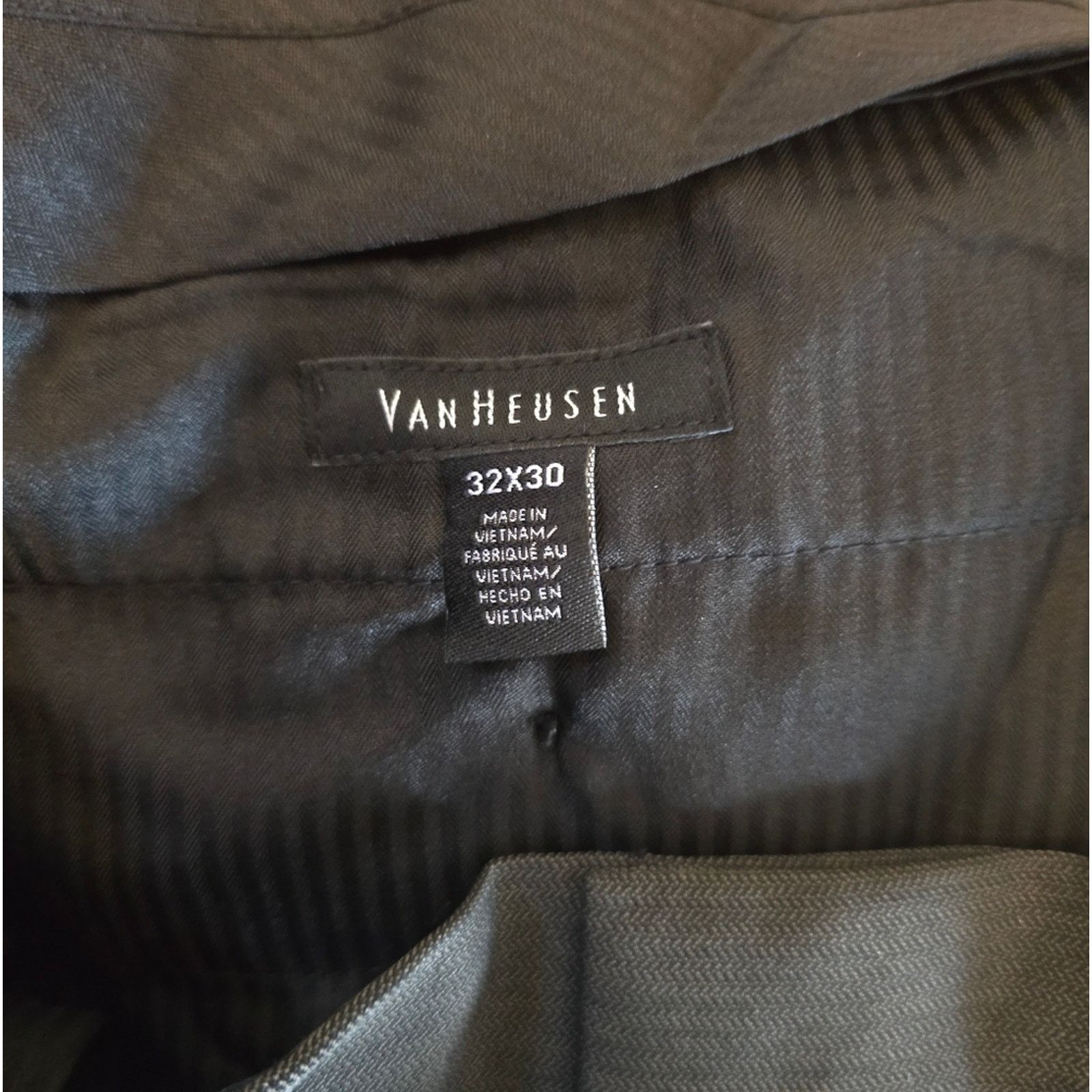 Van Heusen Dark Grey | VAN HEUSEN | Dress Pant Size US 32 / EU 48 - 3 Thumbnail