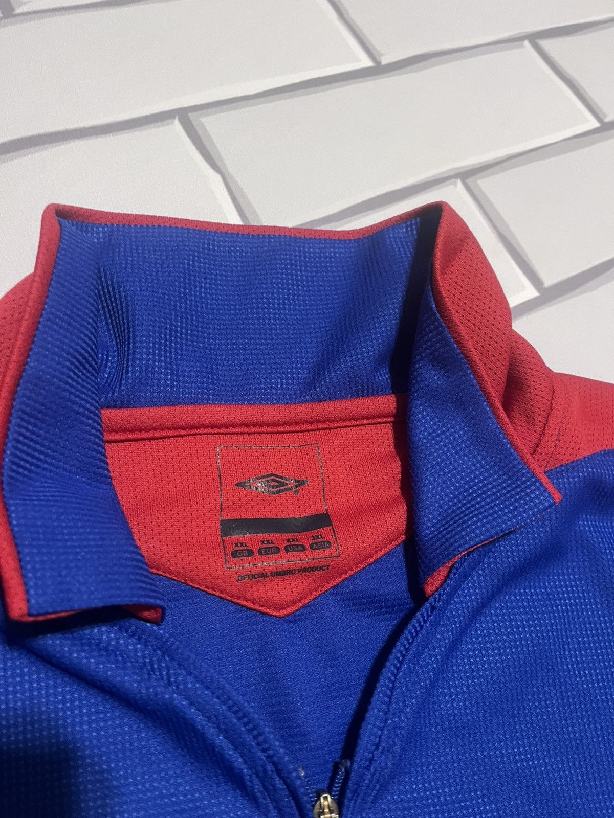 Umbro Rangers zip 1/4 zip Umbro T-shirt Size US XXL / EU 58 / 5 - 4 Thumbnail