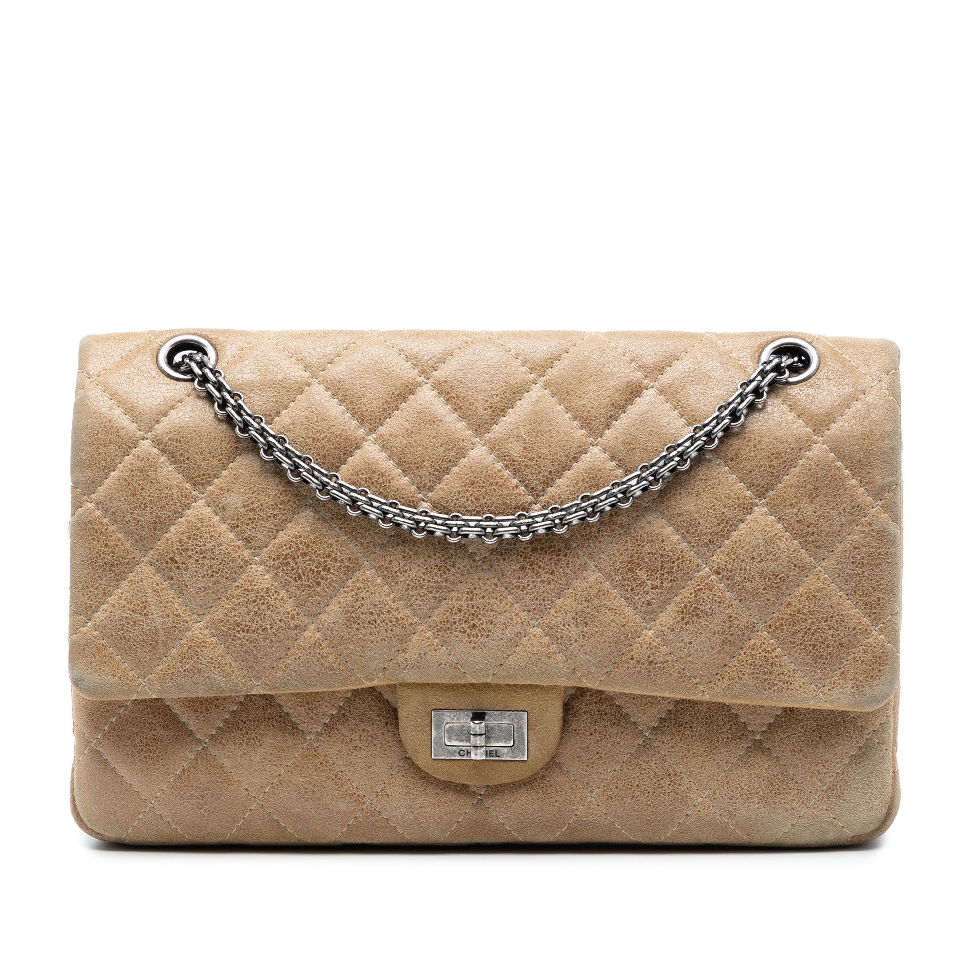Chanel Chanel Reissue 2.55 Aged Metallic Calfskin Double Flap 227 Size ONE SIZE - 1 Thumbnail