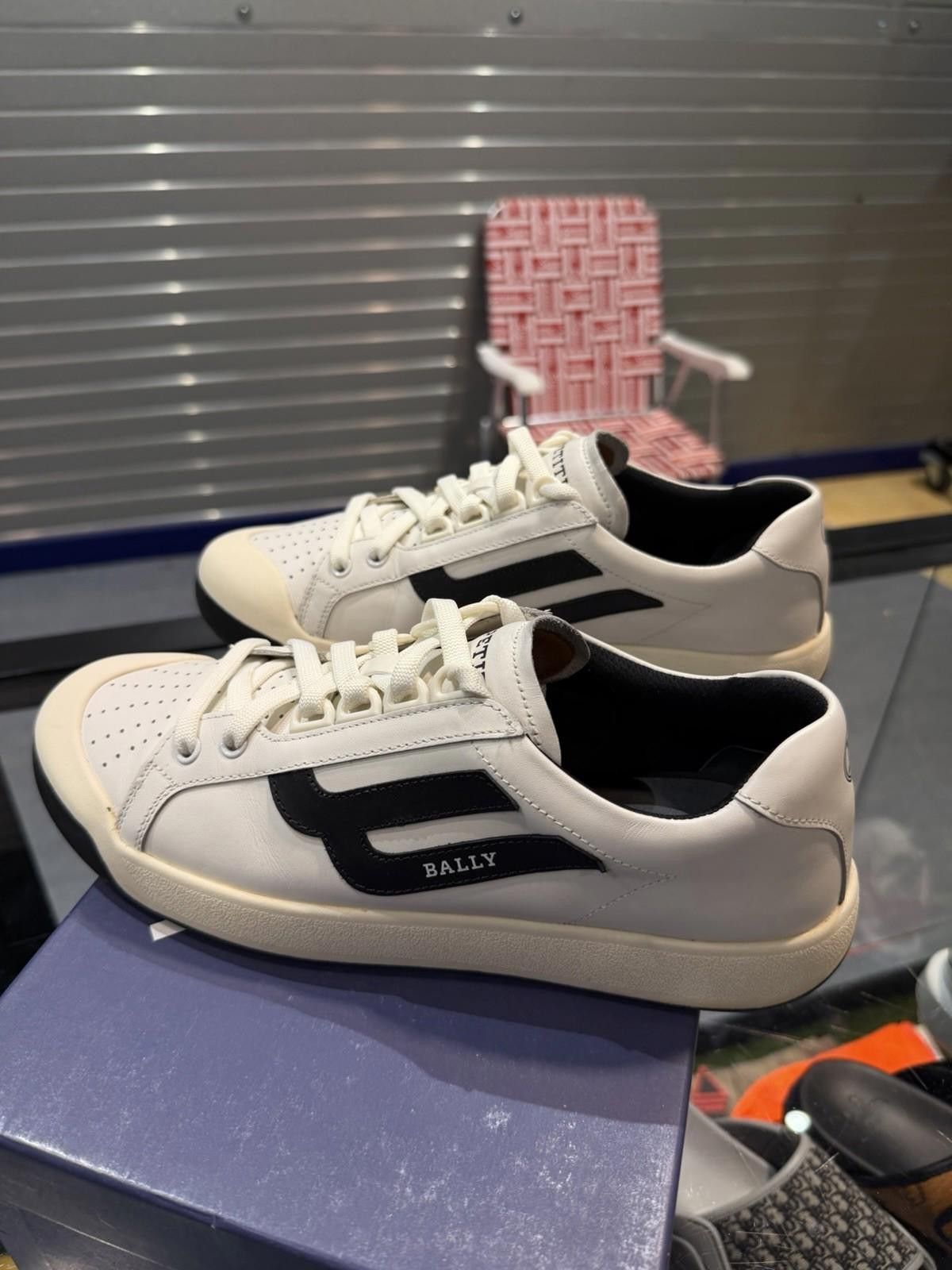 Bally Bally Shoes Mens Competition Leather Sneakers 8.5US Size US 8.5 / EU 41-42 - 5 Thumbnail