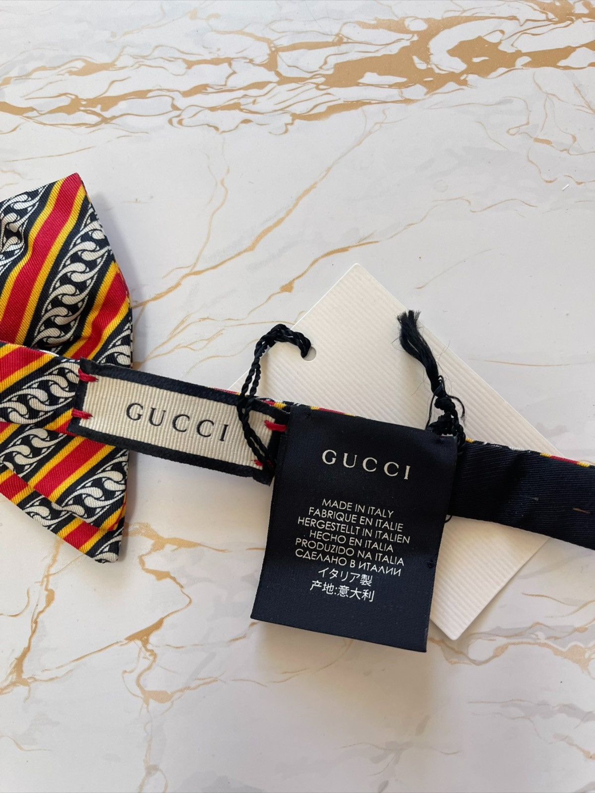 Gucci Gucci silk bow tie Size ONE SIZE - 6 Thumbnail