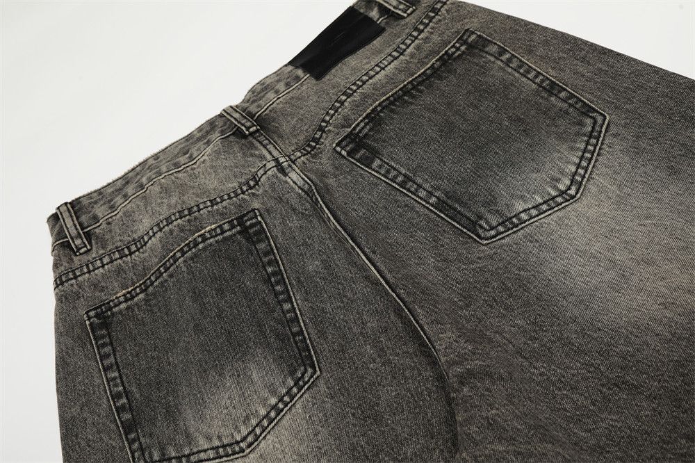 Vintage Men's loose distressed punk washed scimitar jeans Size US 34 / EU 50 - 4 Thumbnail